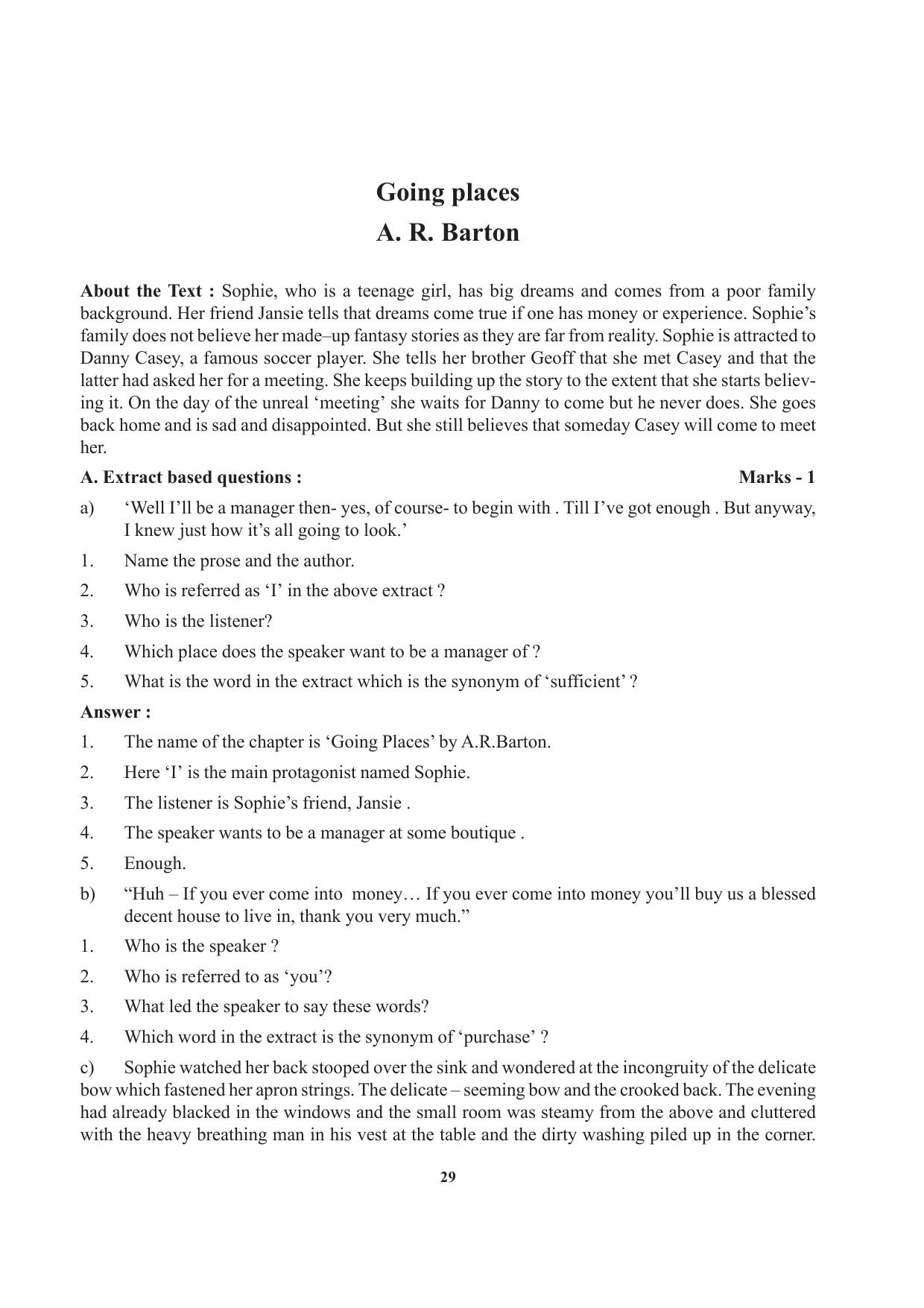 Tripura Board Class 12 English Workbooks - Page 29