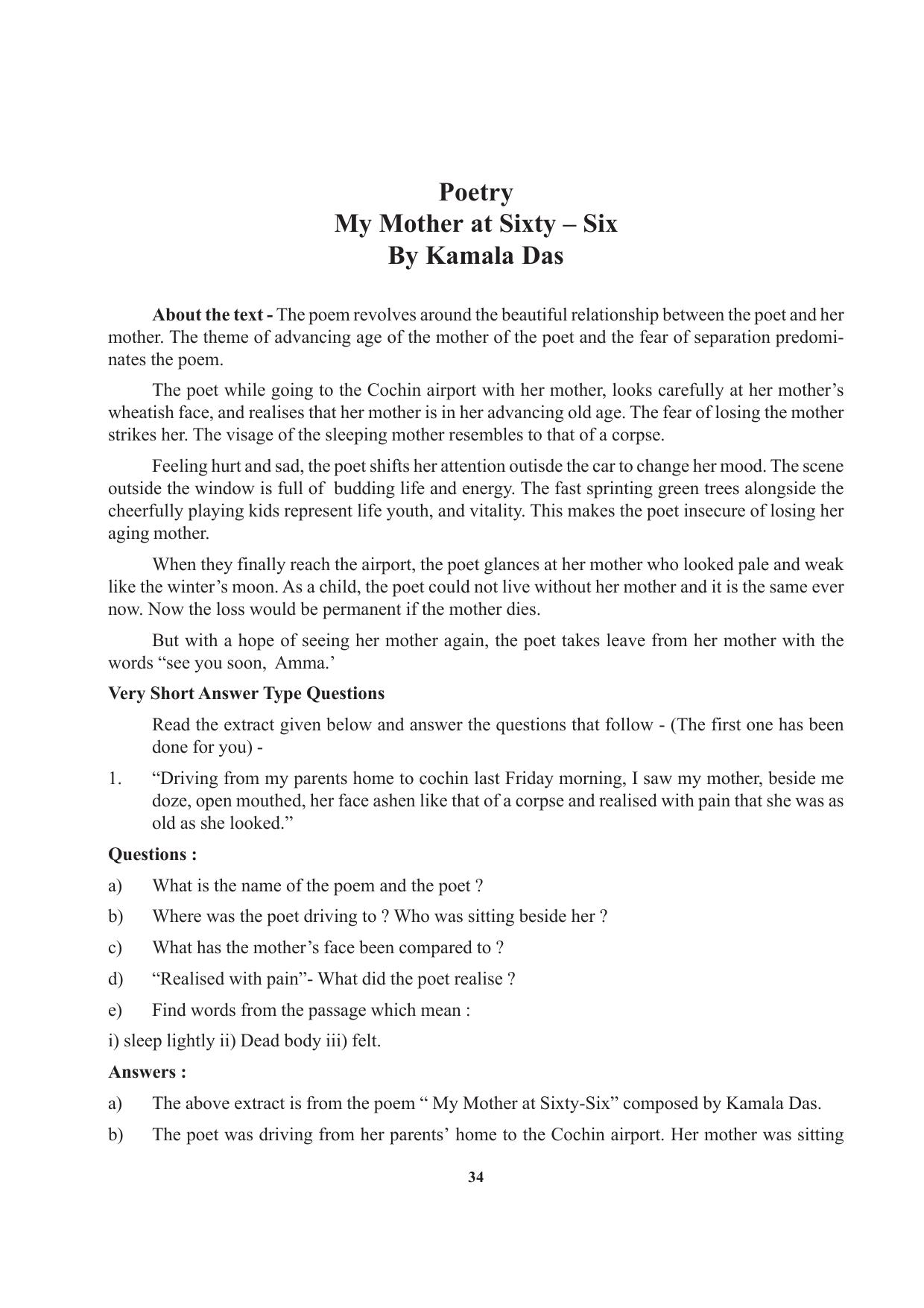 Tripura Board Class 12 English Workbooks - Page 34