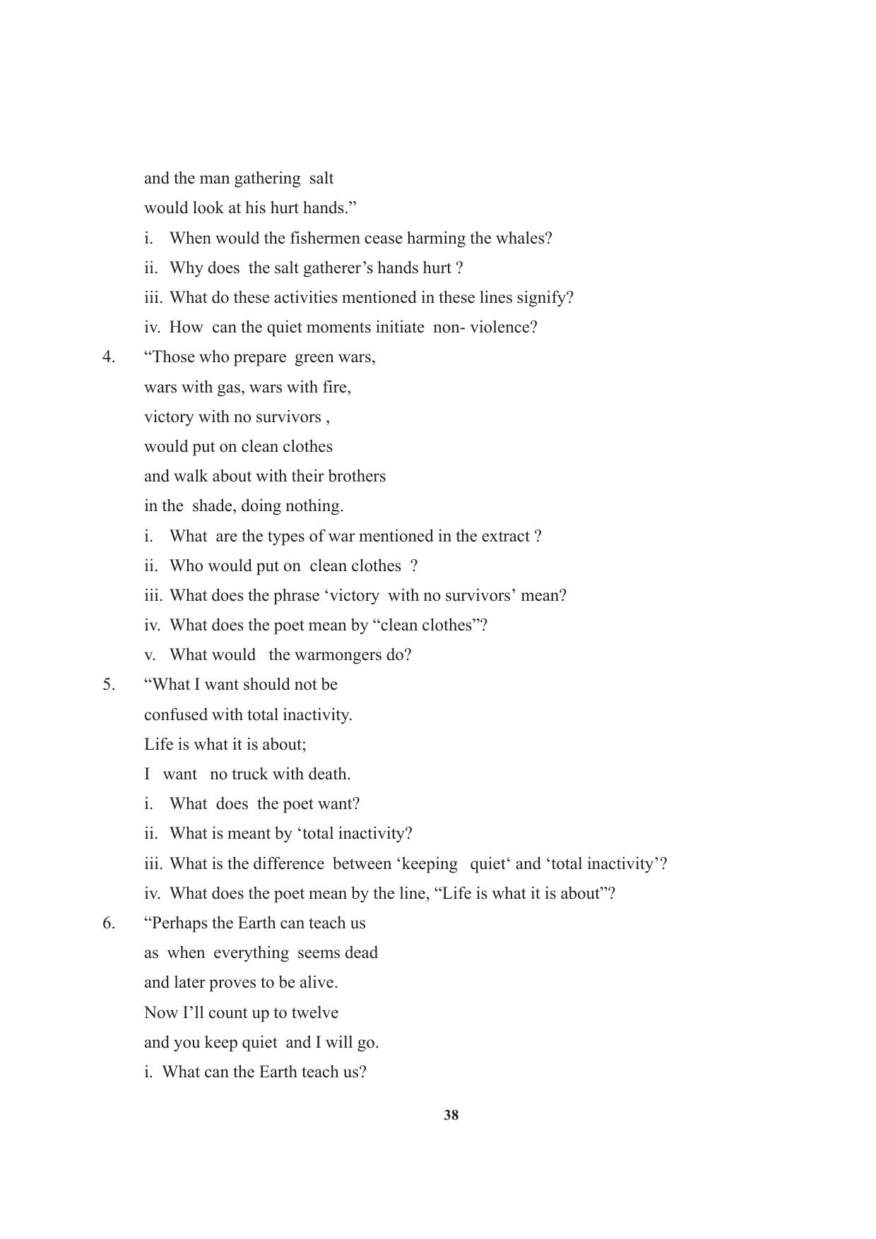 Tripura Board Class 12 English Workbooks - Page 38