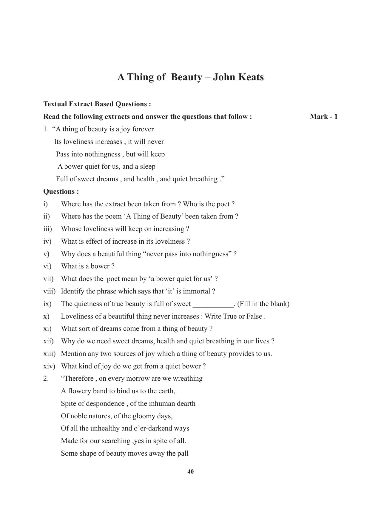 Tripura Board Class 12 English Workbooks - Page 40