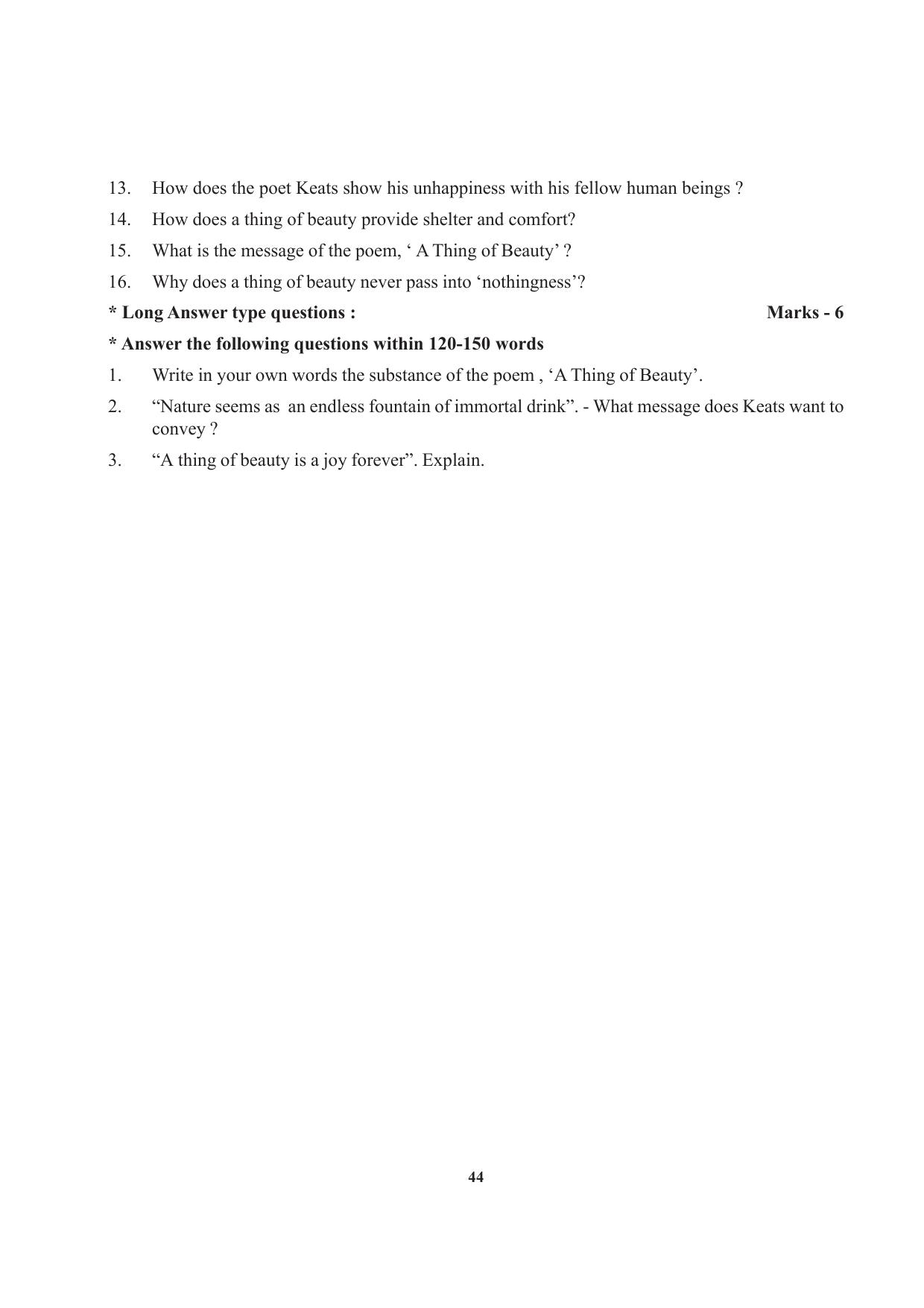 Tripura Board Class 12 English Workbooks - Page 44
