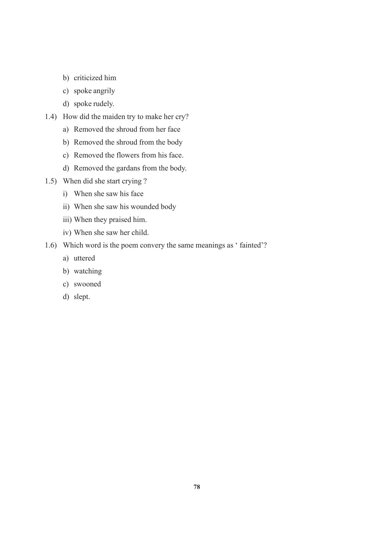 Tripura Board Class 12 English Workbooks - Page 78