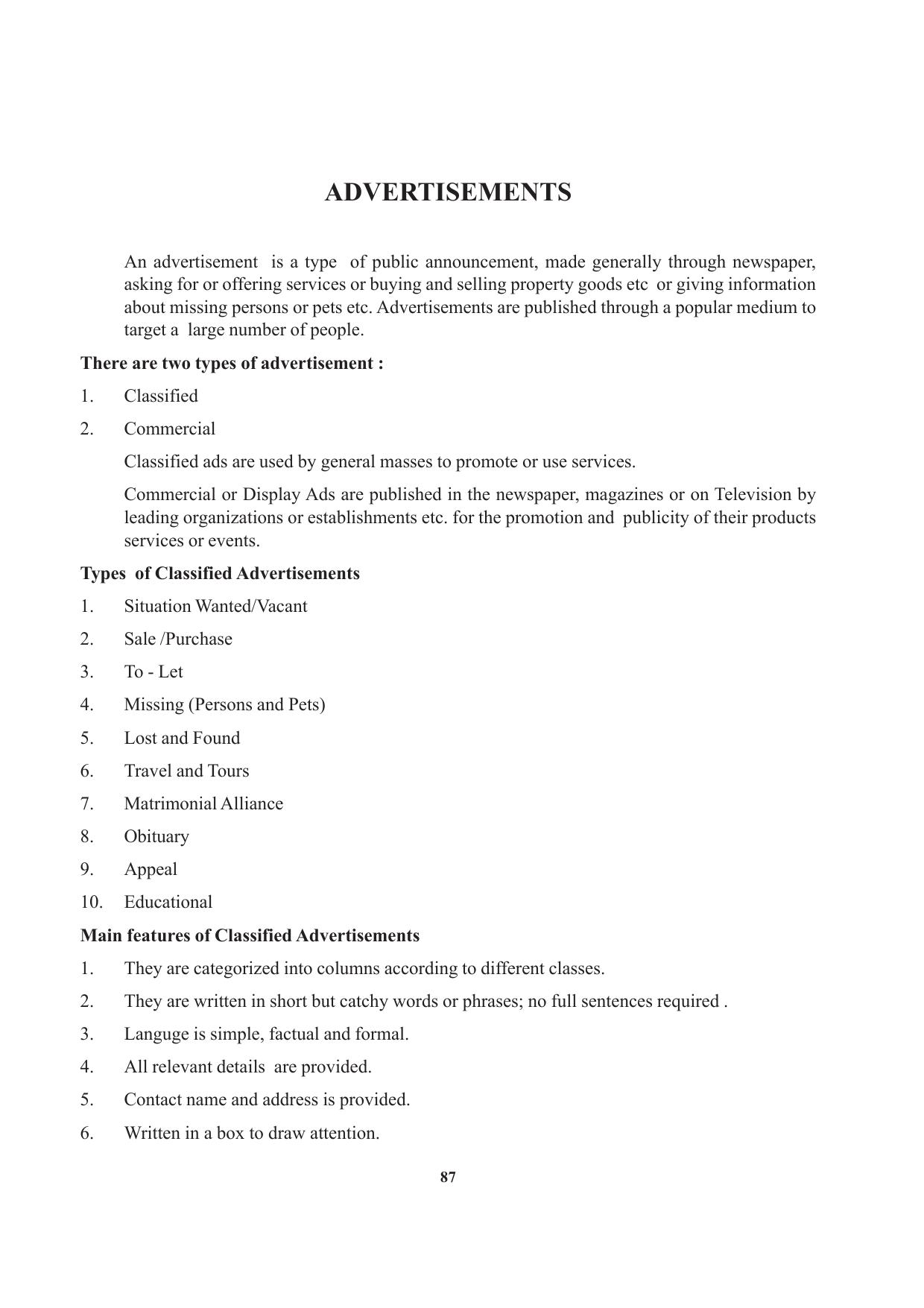 Tripura Board Class 12 English Workbooks - Page 87