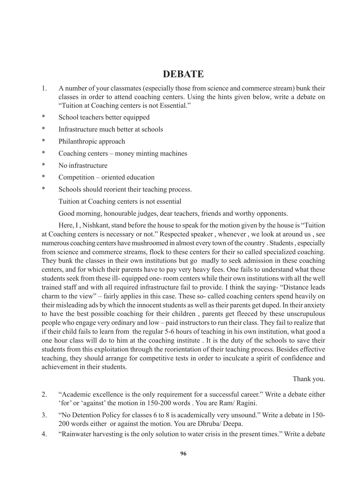 Tripura Board Class 12 English Workbooks - Page 96