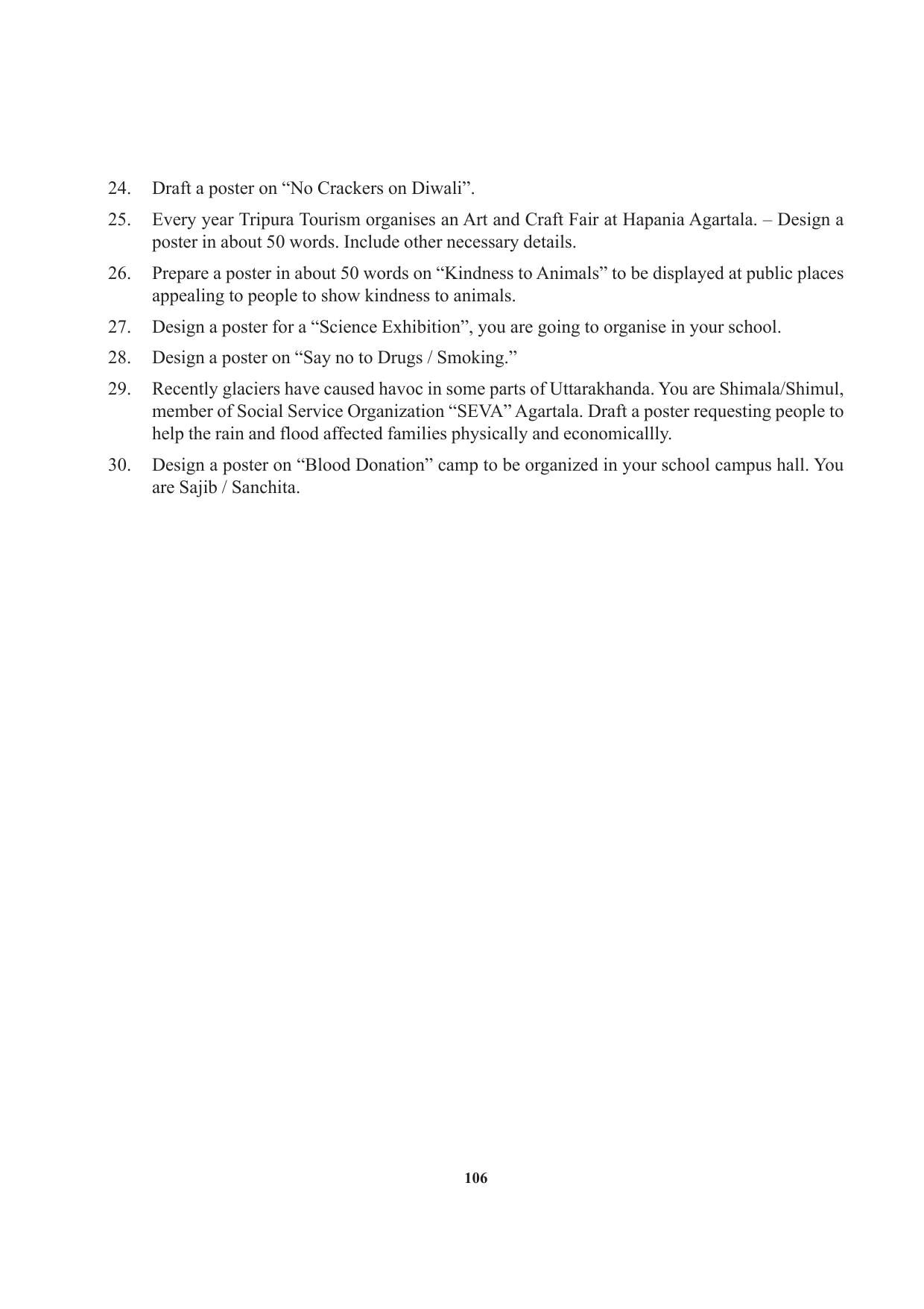 Tripura Board Class 12 English Workbooks - Page 106
