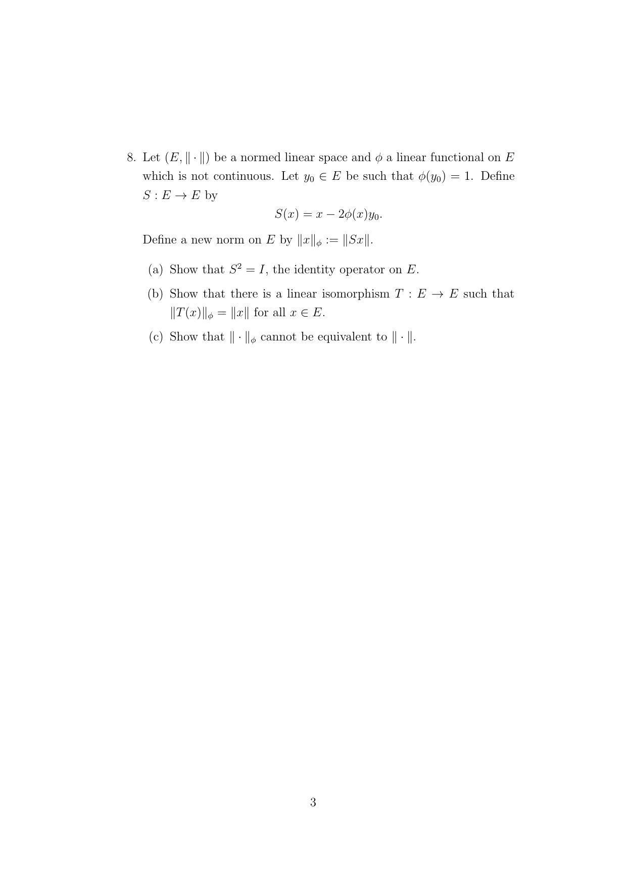 ISI Admission Test JRF in Mathematics MTA 2021 Sample Paper - Page 3
