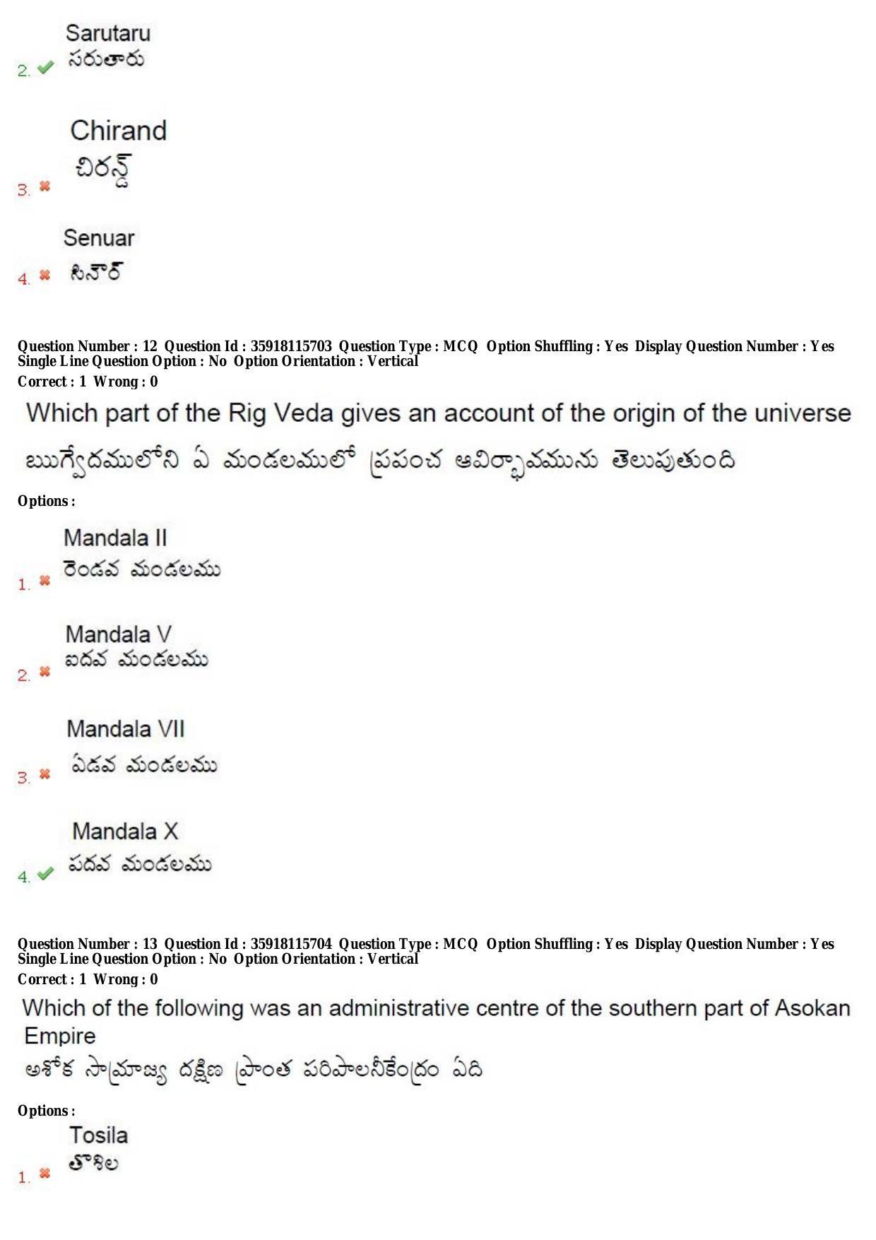 TS CPGET 2018 M.A. Ancient Indian History Culture and Archaeology (AIHCA) (Shift 2) Question Paper with Answer Key - Page 7