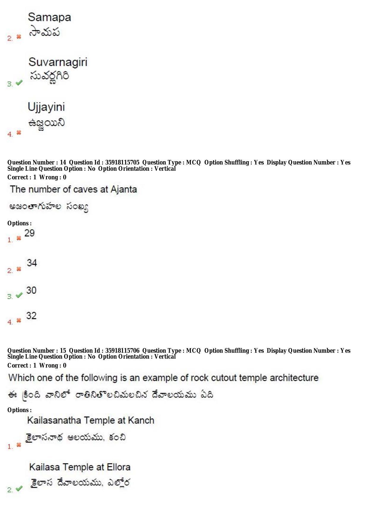TS CPGET 2018 M.A. Ancient Indian History Culture and Archaeology (AIHCA) (Shift 2) Question Paper with Answer Key - Page 8