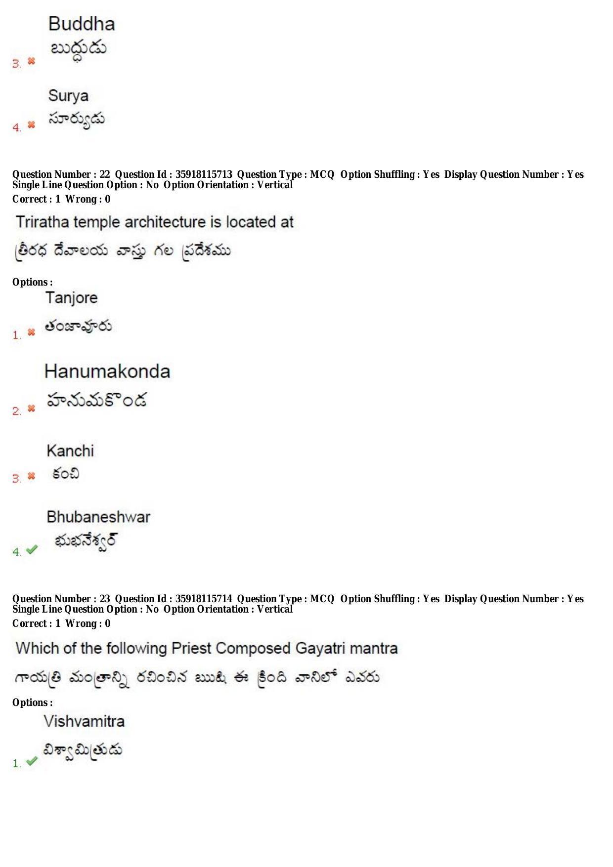 TS CPGET 2018 M.A. Ancient Indian History Culture and Archaeology (AIHCA) (Shift 2) Question Paper with Answer Key - Page 12