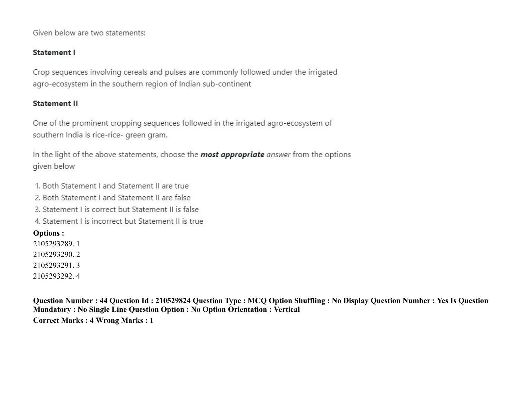 ICAR AIEEA PG 2020 AGRONOMY Question Paper - Page 30
