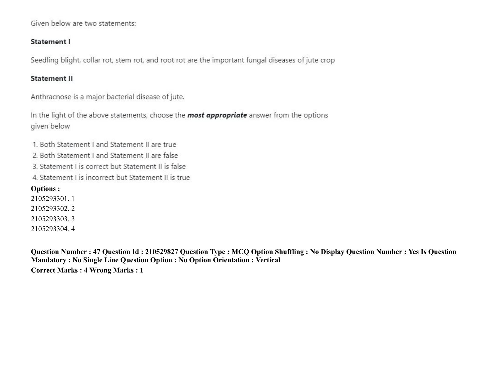 ICAR AIEEA PG 2020 AGRONOMY Question Paper - Page 33