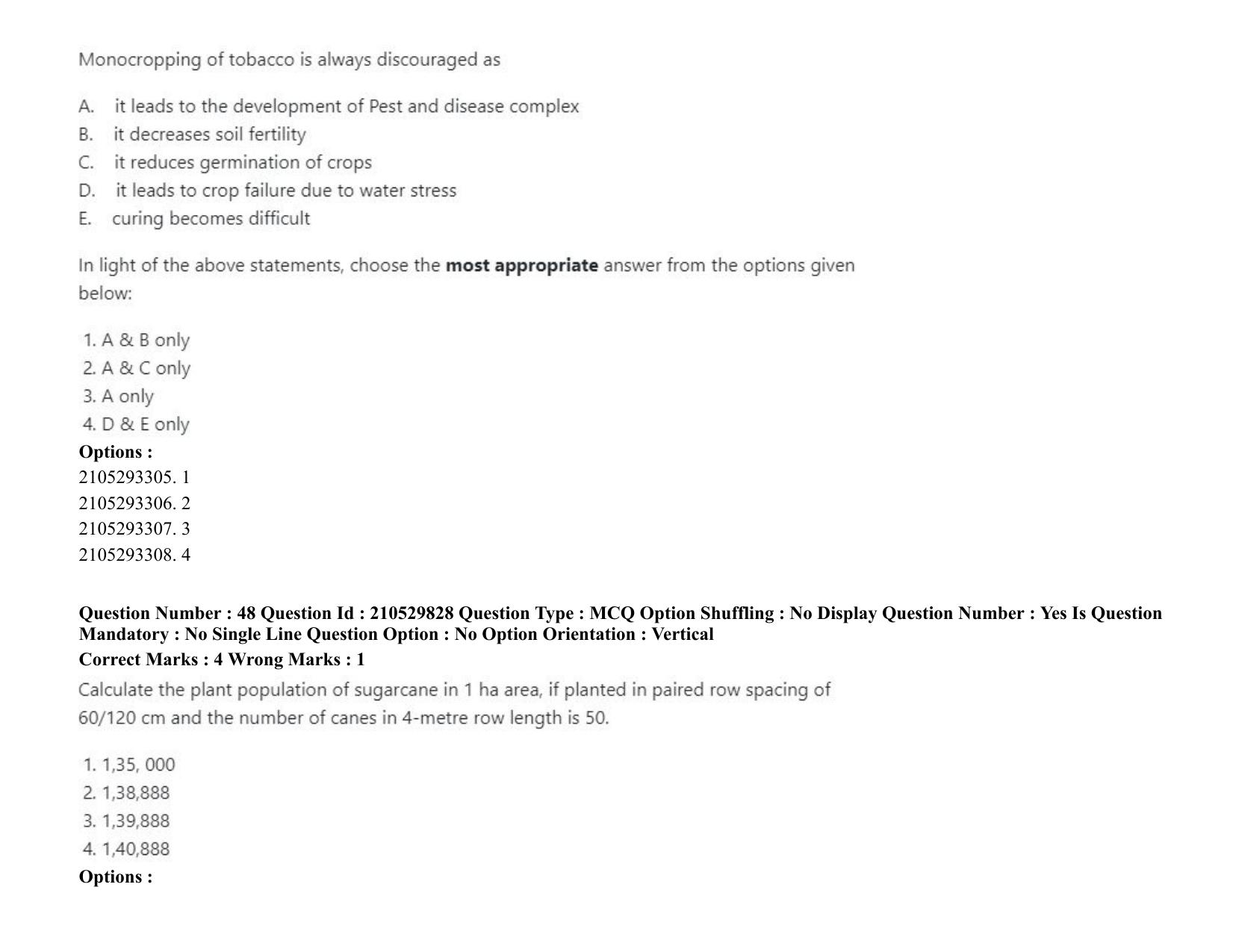 ICAR AIEEA PG 2020 AGRONOMY Question Paper - Page 34