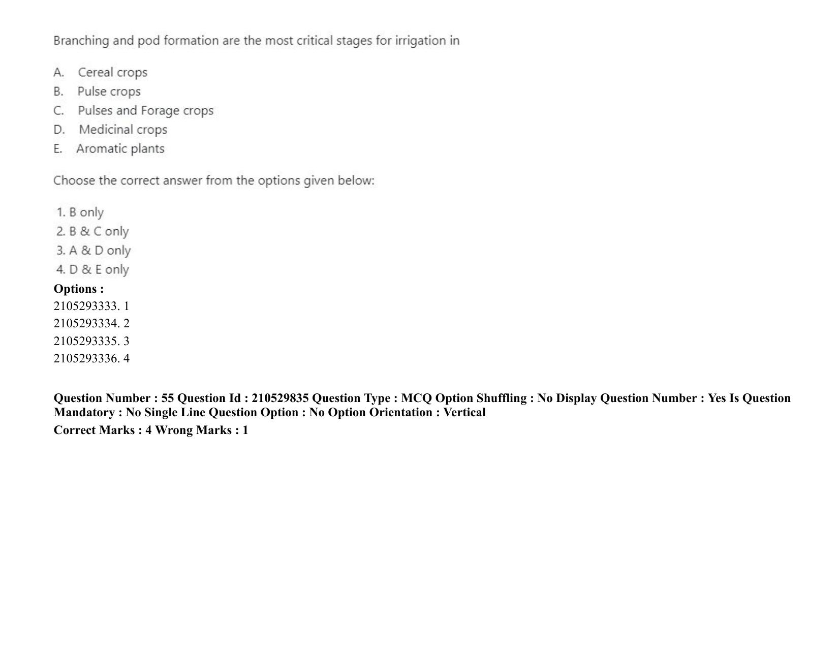 ICAR AIEEA PG 2020 AGRONOMY Question Paper - Page 39