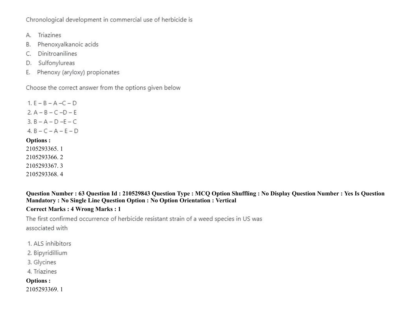 ICAR AIEEA PG 2020 AGRONOMY Question Paper - Page 44