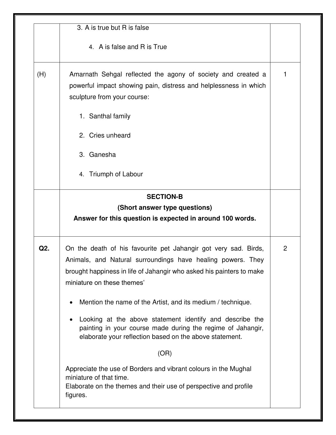 CBSE Class 12 Graphic Sample Question Paper 2024-25 - Page 4