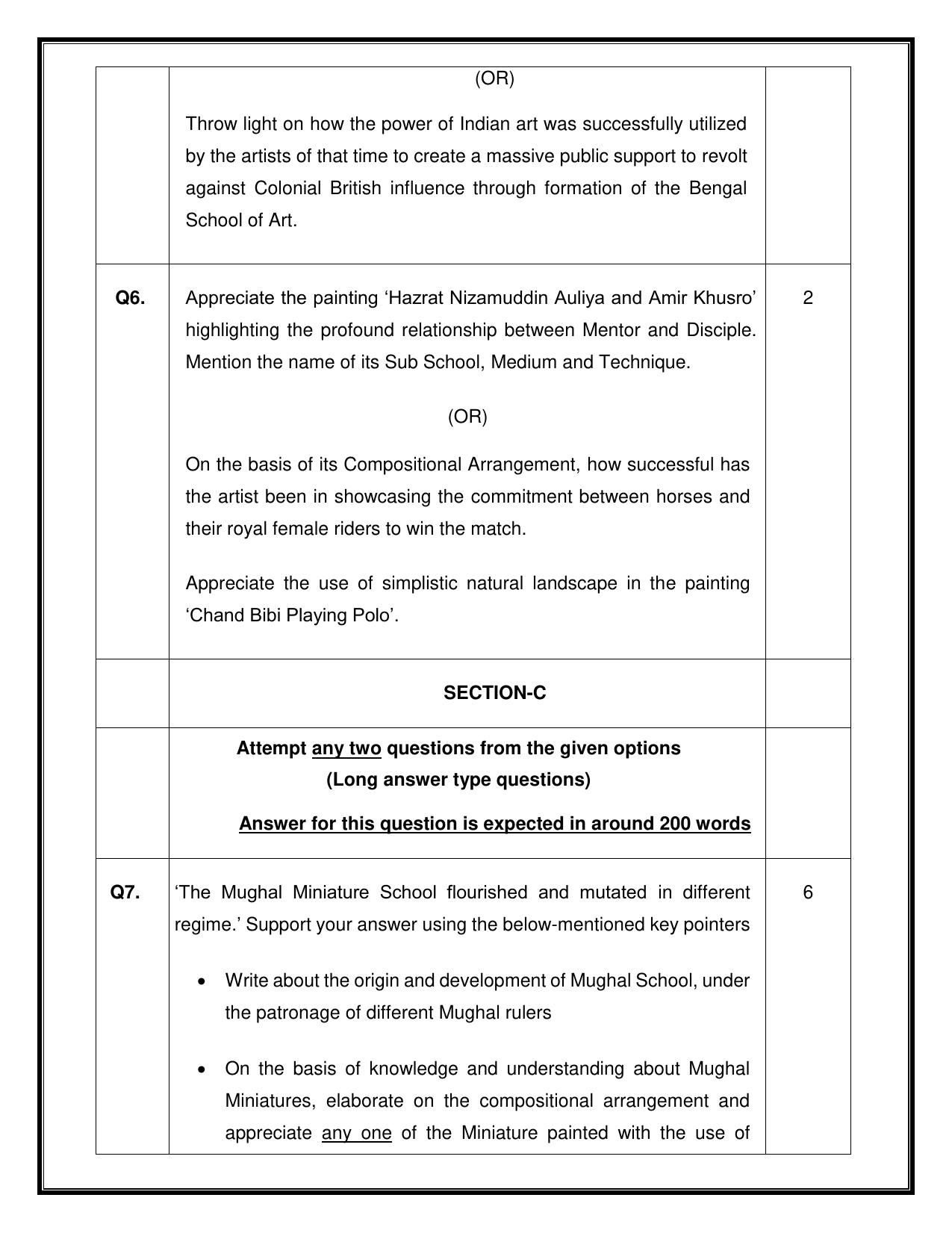 CBSE Class 12 Graphic Sample Question Paper 2024-25 - Page 6