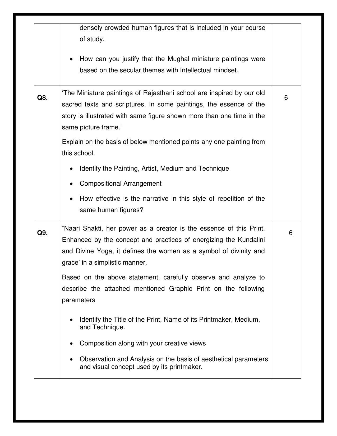 CBSE Class 12 Graphic Sample Question Paper 2024-25 - Page 7