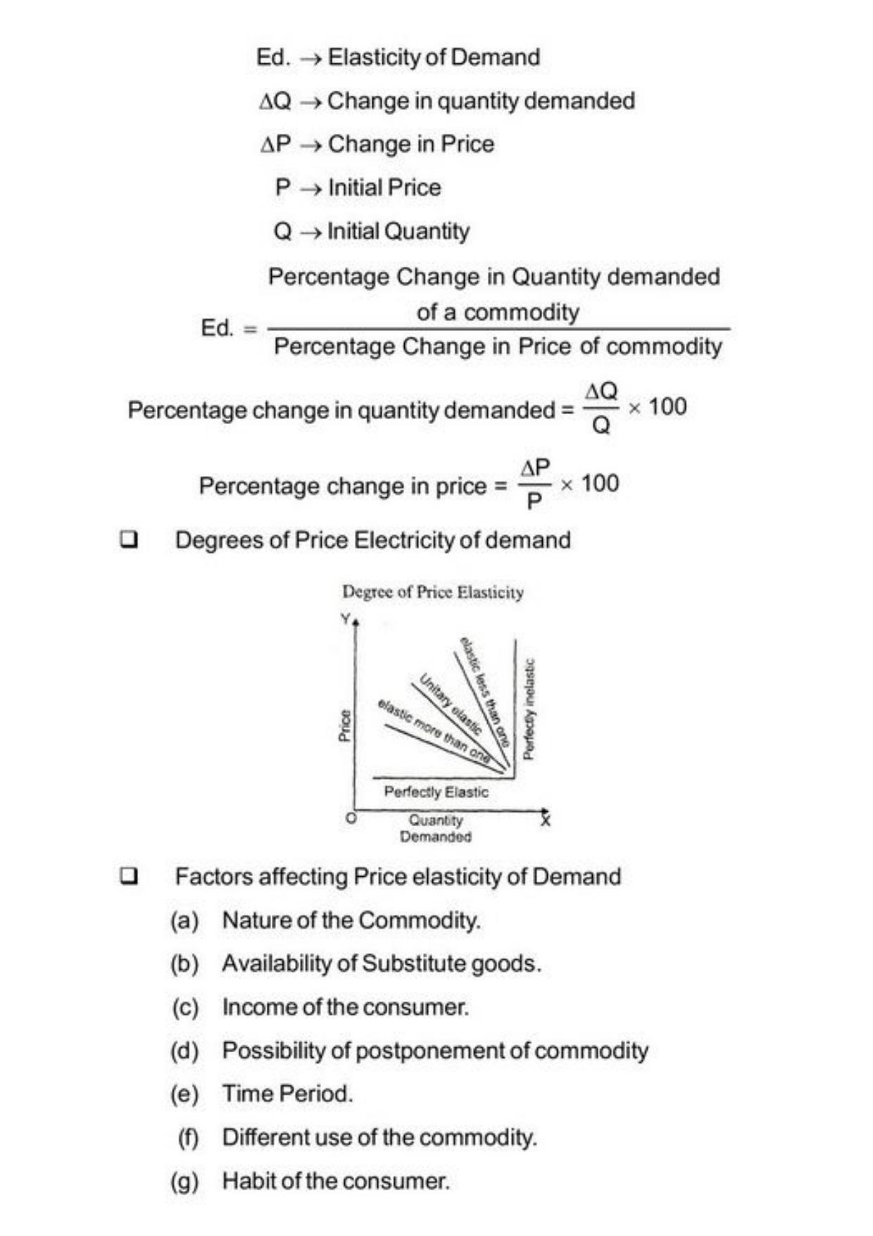 Class 11 Notes, Question & Practice Paper - Economics (Topic 2(B) : Consumers Equilibrium and Demand) - Page 7