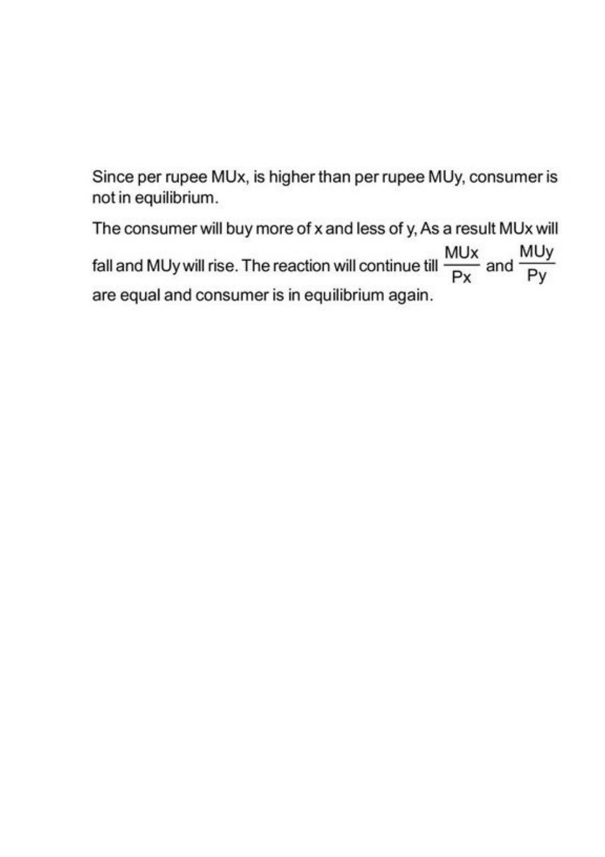 Class 11 Notes, Question & Practice Paper - Economics (Topic 2(B) : Consumers Equilibrium and Demand) - Page 24