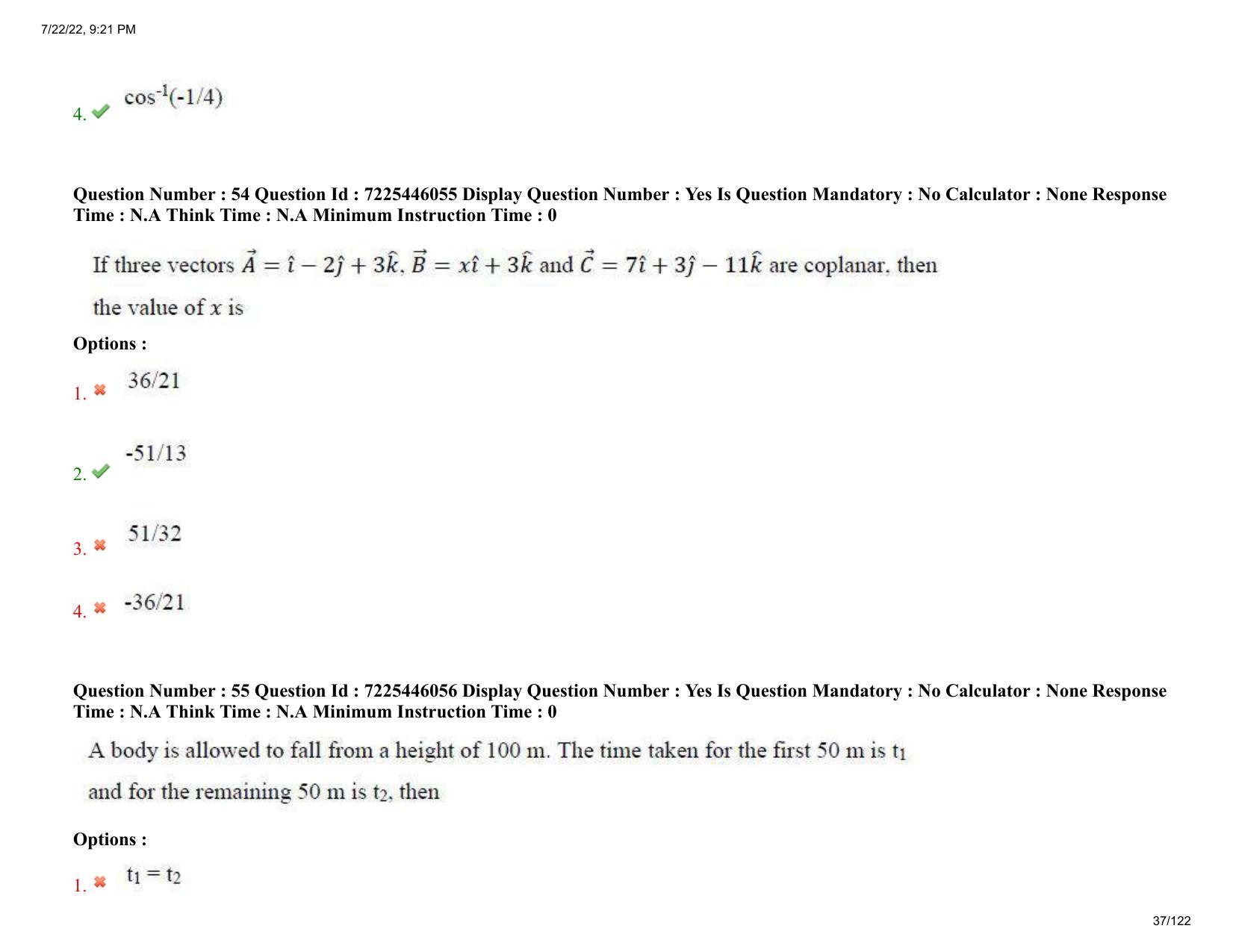 AP ECET 2022 - MINING ENGINEERING Question Paper With Preliminary Keys - Page 37