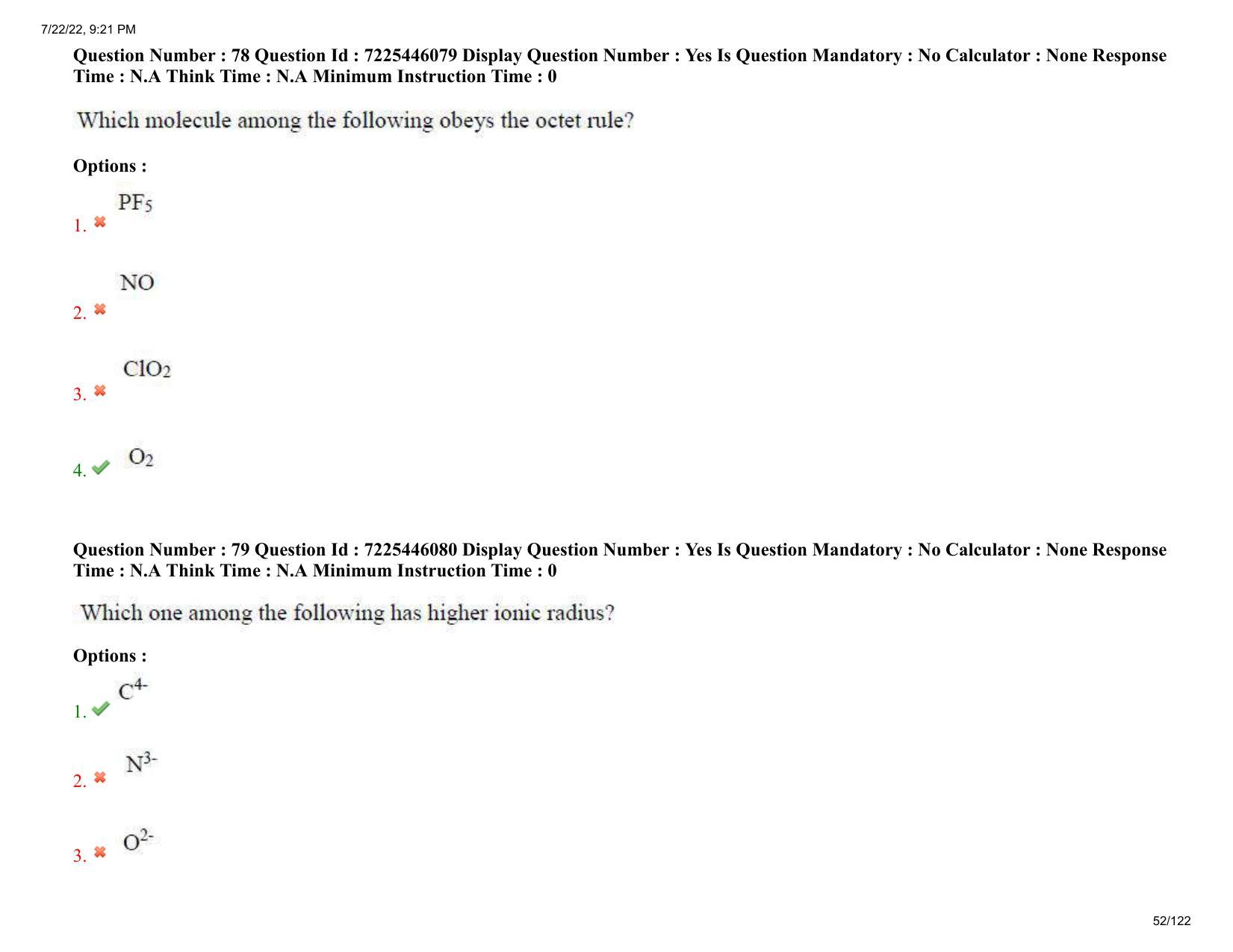 AP ECET 2022 - MINING ENGINEERING Question Paper With Preliminary Keys - Page 52
