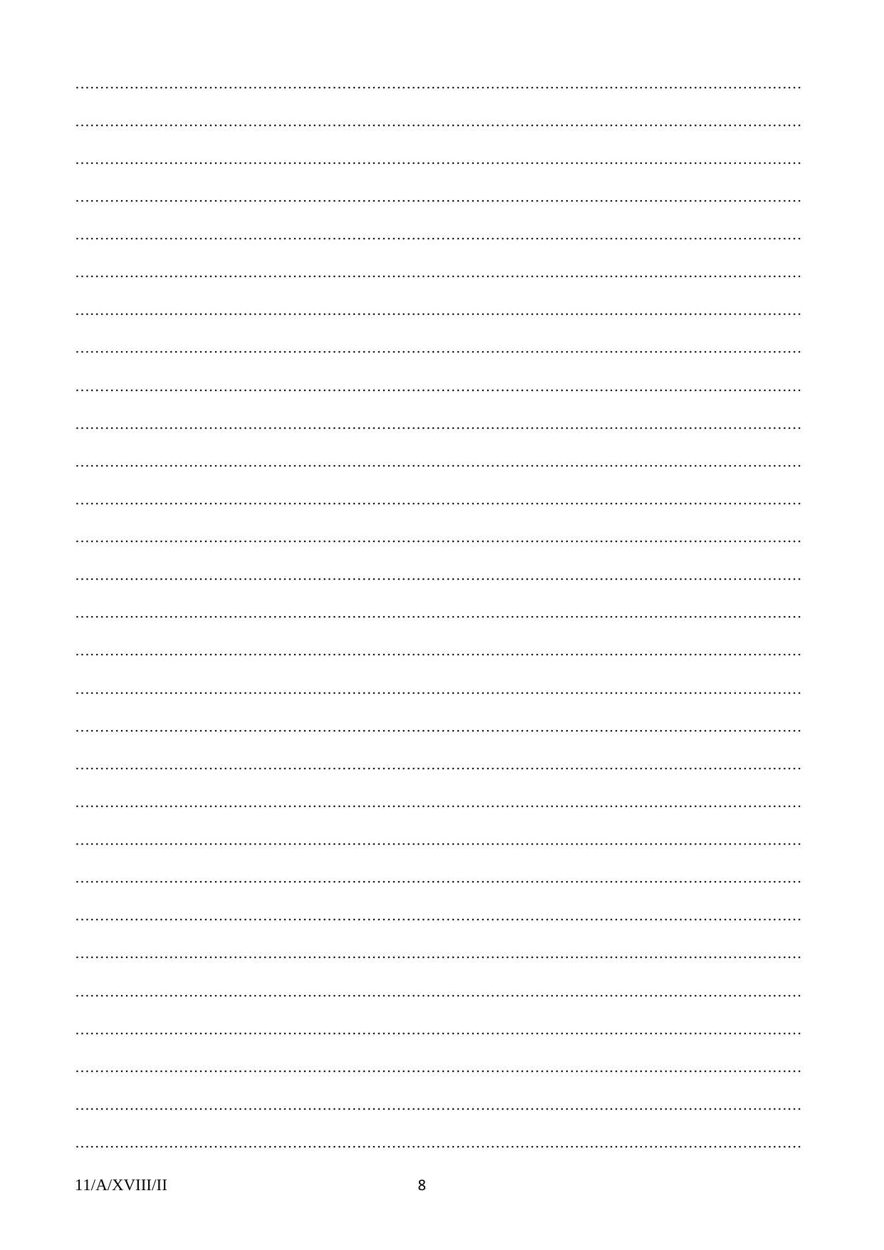 FTII JET Three Year Post Graduate Diploma in Direction & Screenplay Writing 2018 Question Paper - Page 8