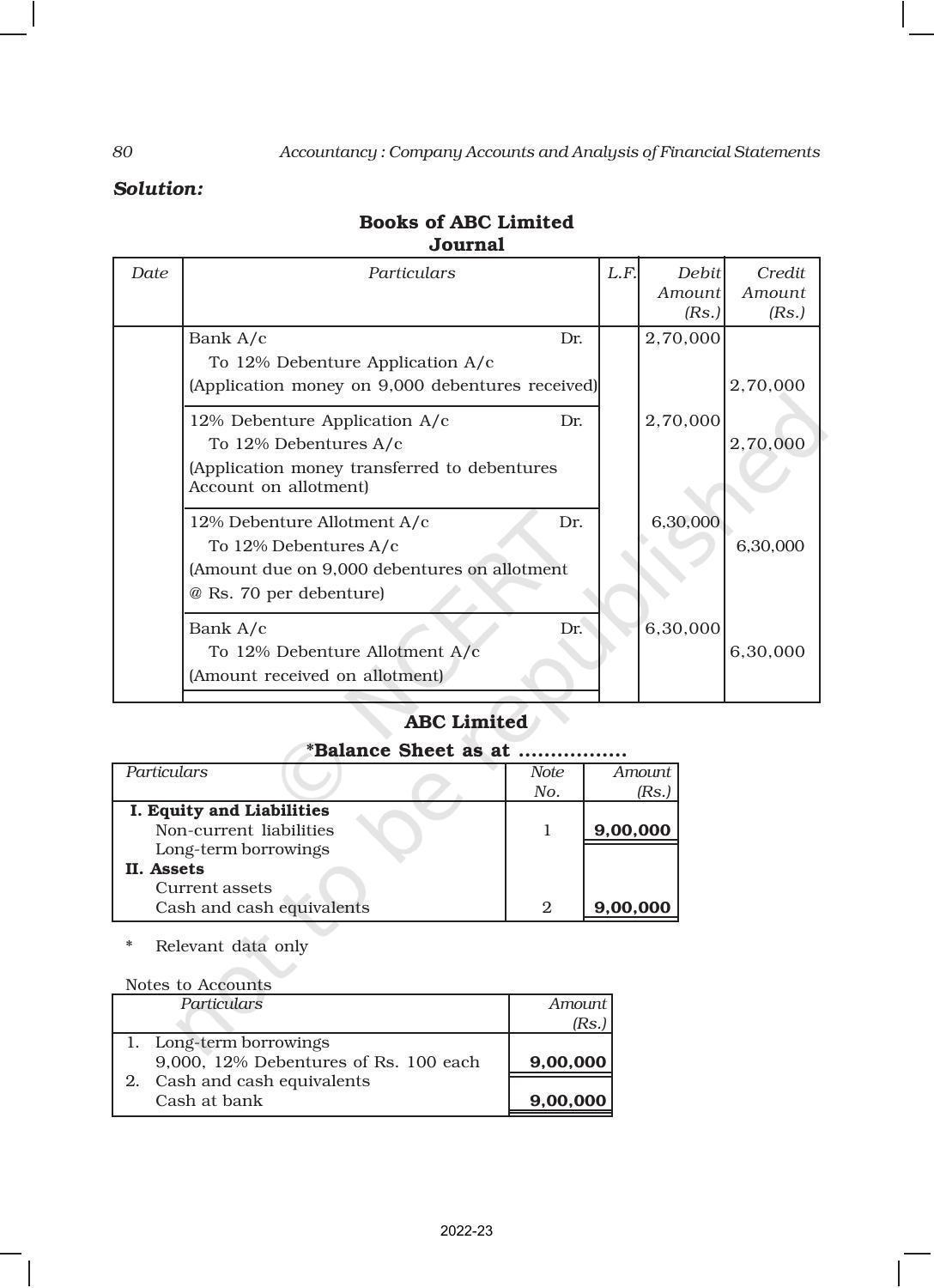 NCERT Book for Class 12 Accountancy Part II Chapter 1 Issue and Redemption of Debentures - Page 6