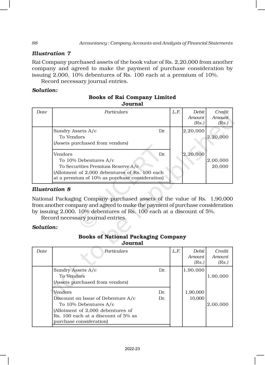 NCERT Book for Class 12 Accountancy Part II Chapter 1 Issue and Redemption of Debentures - Page 14