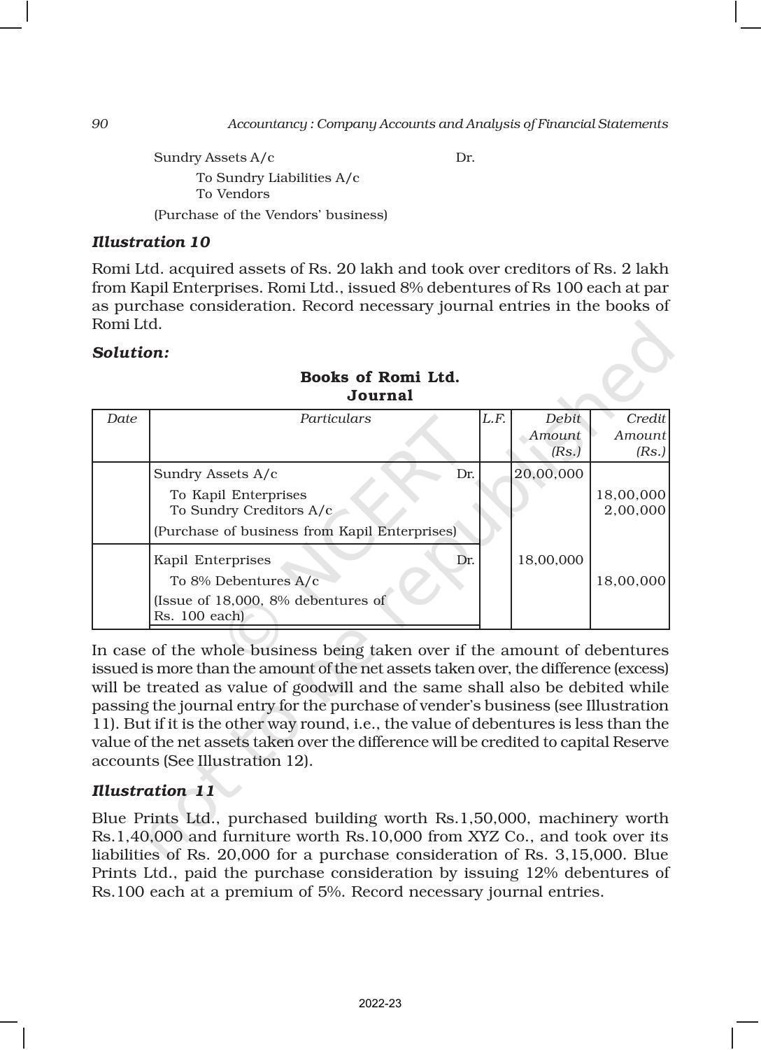 NCERT Book for Class 12 Accountancy Part II Chapter 1 Issue and Redemption of Debentures - Page 16