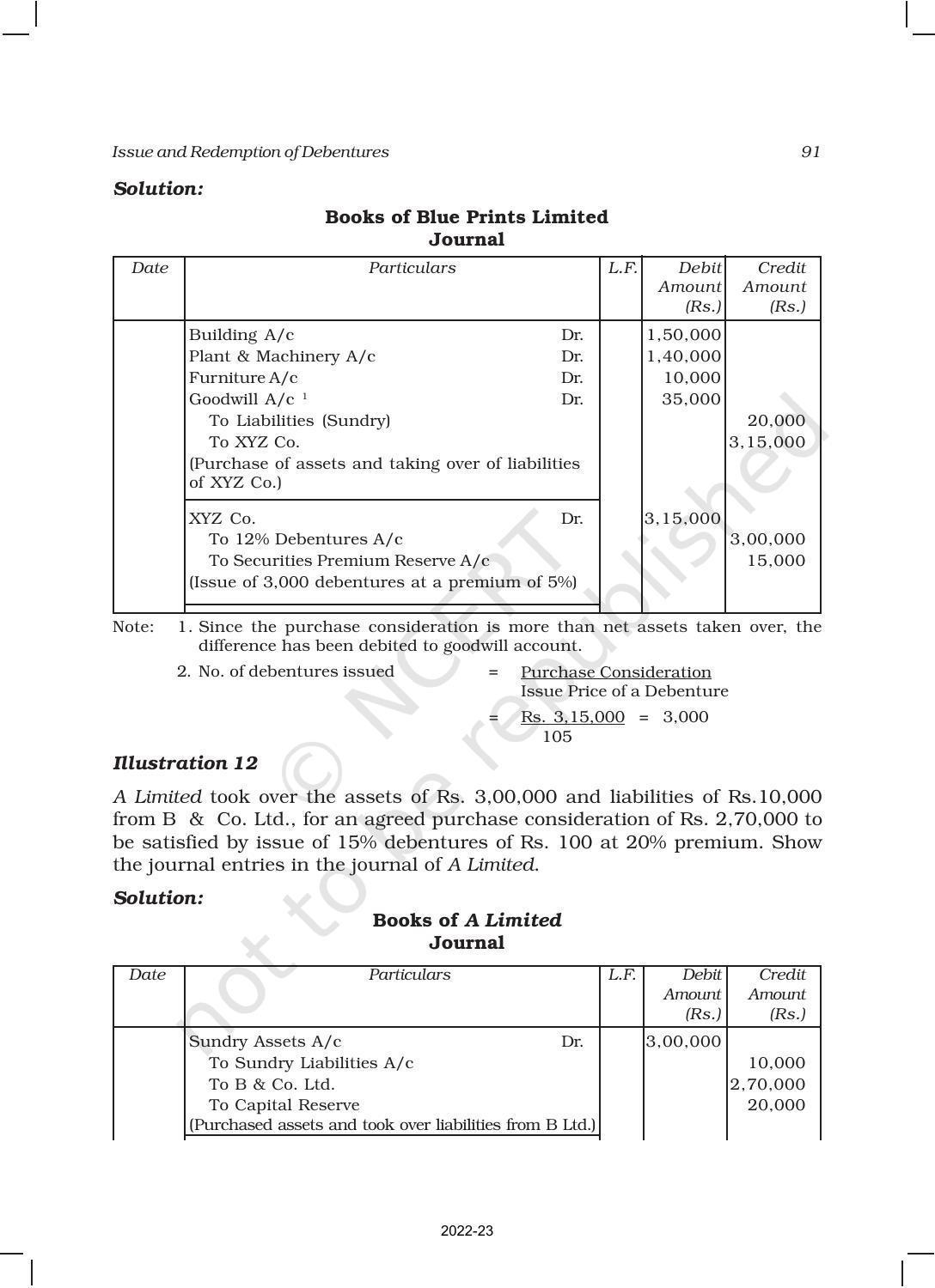 NCERT Book for Class 12 Accountancy Part II Chapter 1 Issue and Redemption of Debentures - Page 17