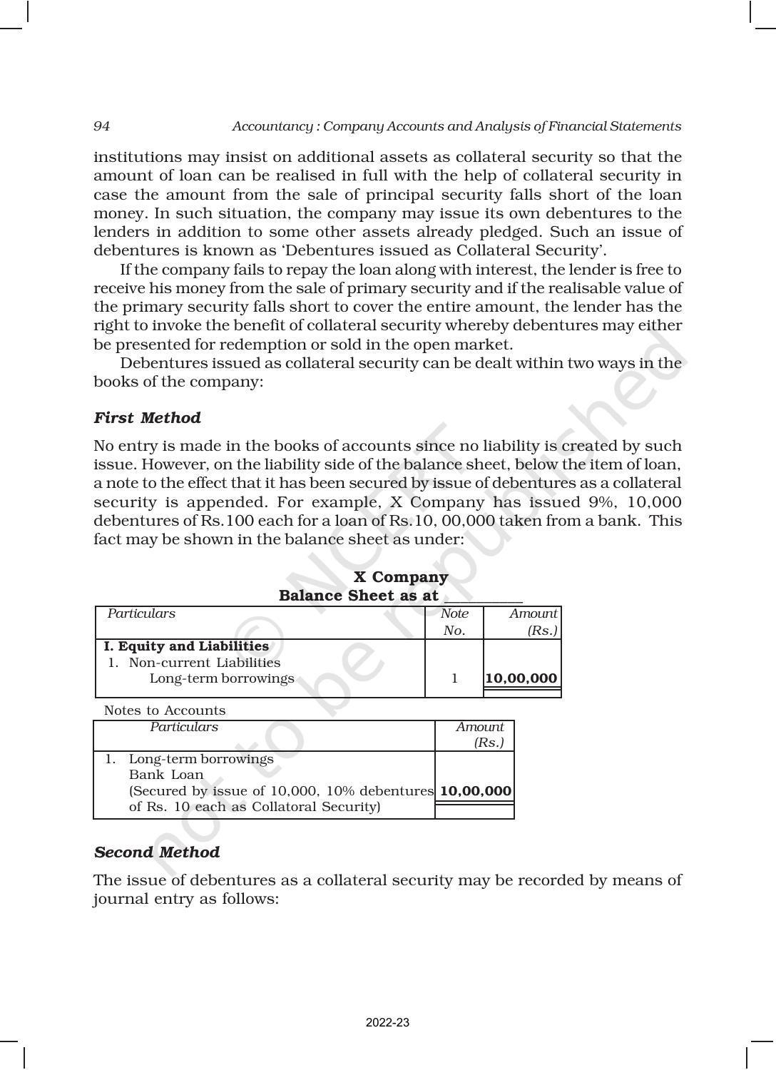 NCERT Book for Class 12 Accountancy Part II Chapter 1 Issue and Redemption of Debentures - Page 20