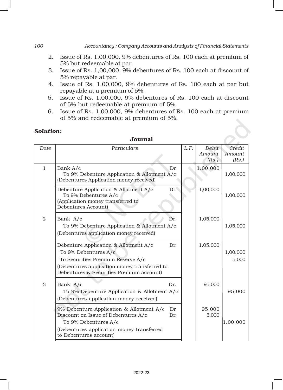 NCERT Book for Class 12 Accountancy Part II Chapter 1 Issue and Redemption of Debentures - Page 26