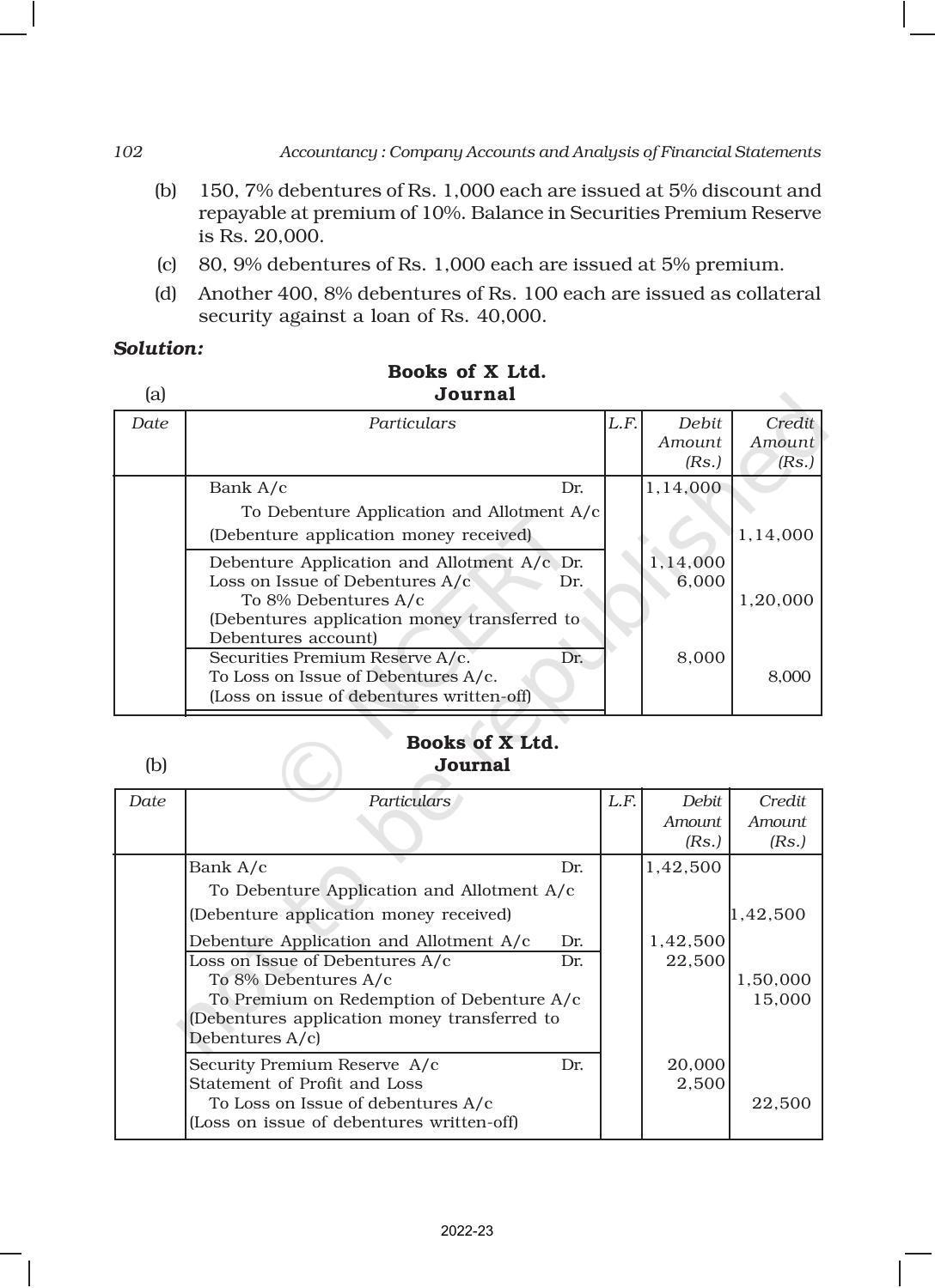 NCERT Book for Class 12 Accountancy Part II Chapter 1 Issue and Redemption of Debentures - Page 28