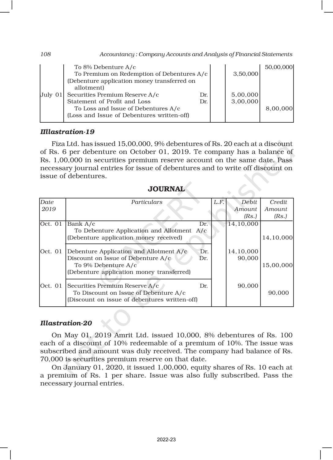 NCERT Book for Class 12 Accountancy Part II Chapter 1 Issue and Redemption of Debentures - Page 34
