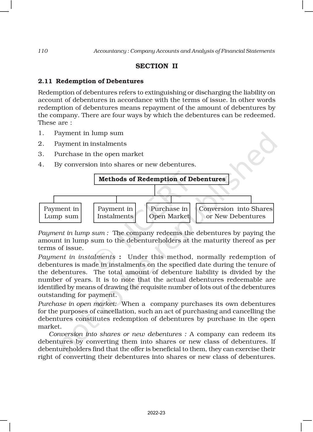 NCERT Book for Class 12 Accountancy Part II Chapter 1 Issue and Redemption of Debentures - Page 36