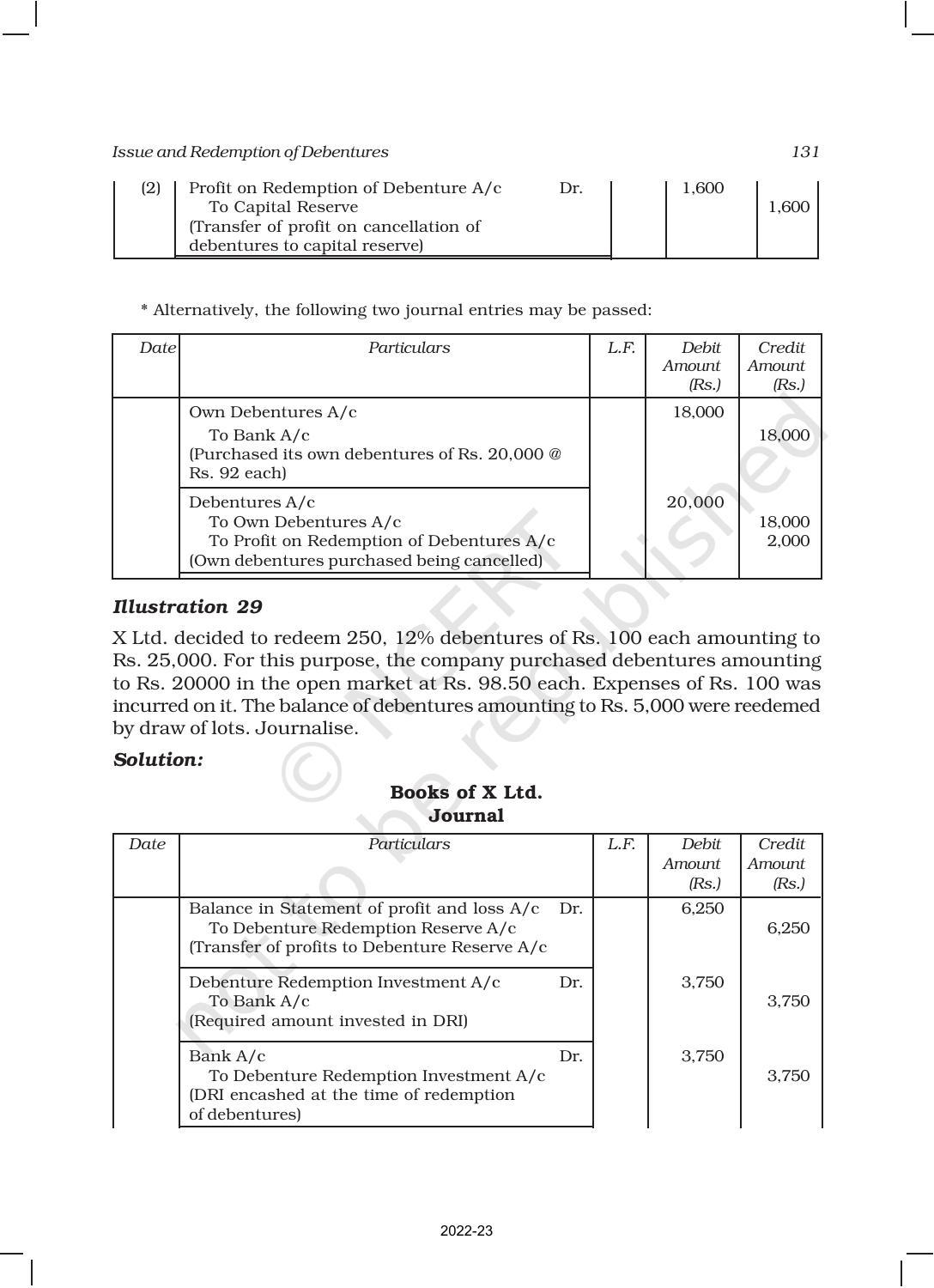 NCERT Book for Class 12 Accountancy Part II Chapter 1 Issue and Redemption of Debentures - Page 57