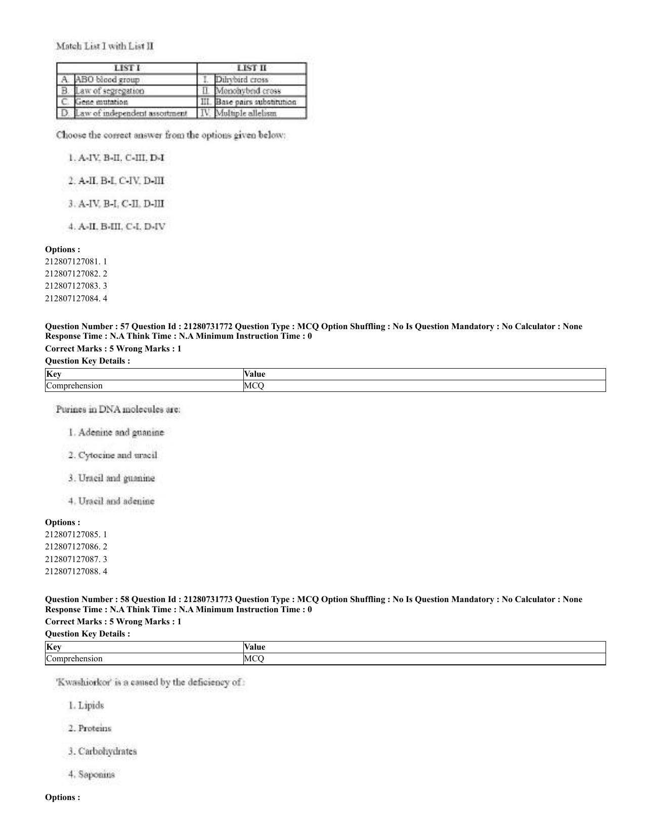 CUET 2023 English Bengali Shift 3 Question Papers - Page 39