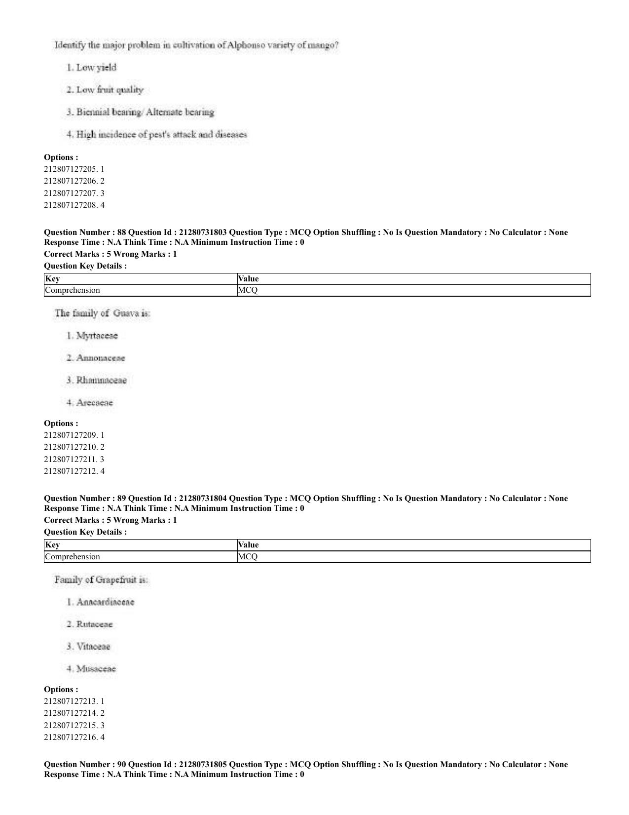 CUET 2023 English Bengali Shift 3 Question Papers - Page 52