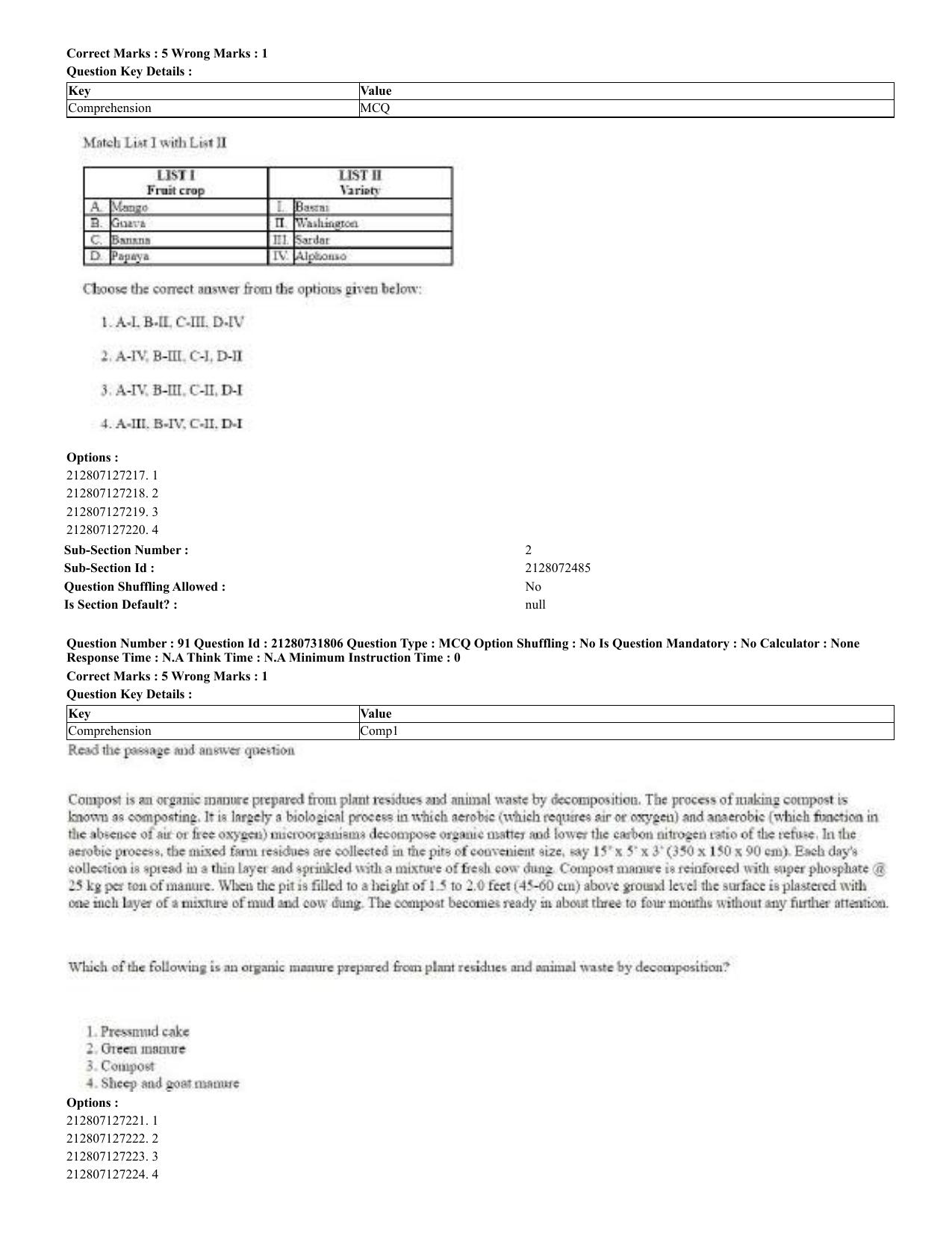 CUET 2023 English Bengali Shift 3 Question Papers - Page 53