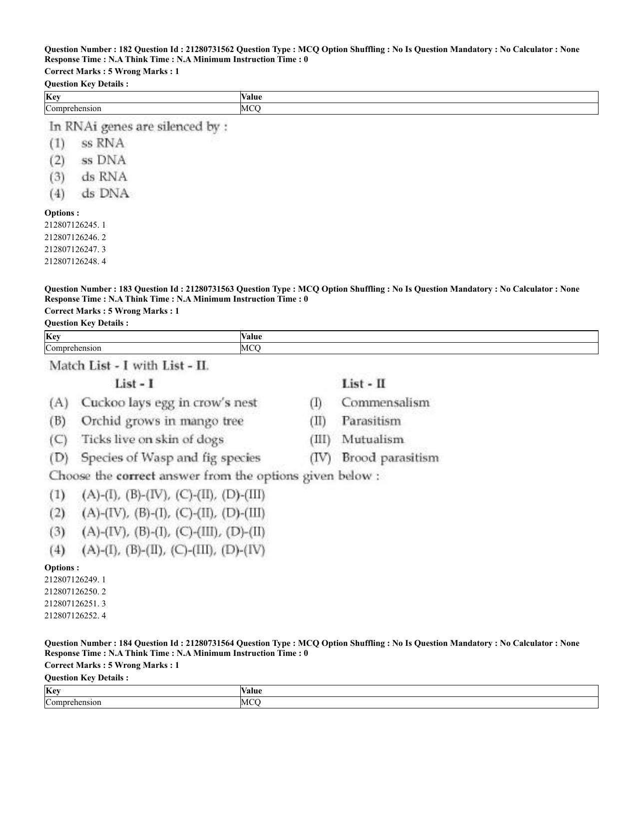 CUET 2023 English Bengali Shift 3 Question Papers - Page 95
