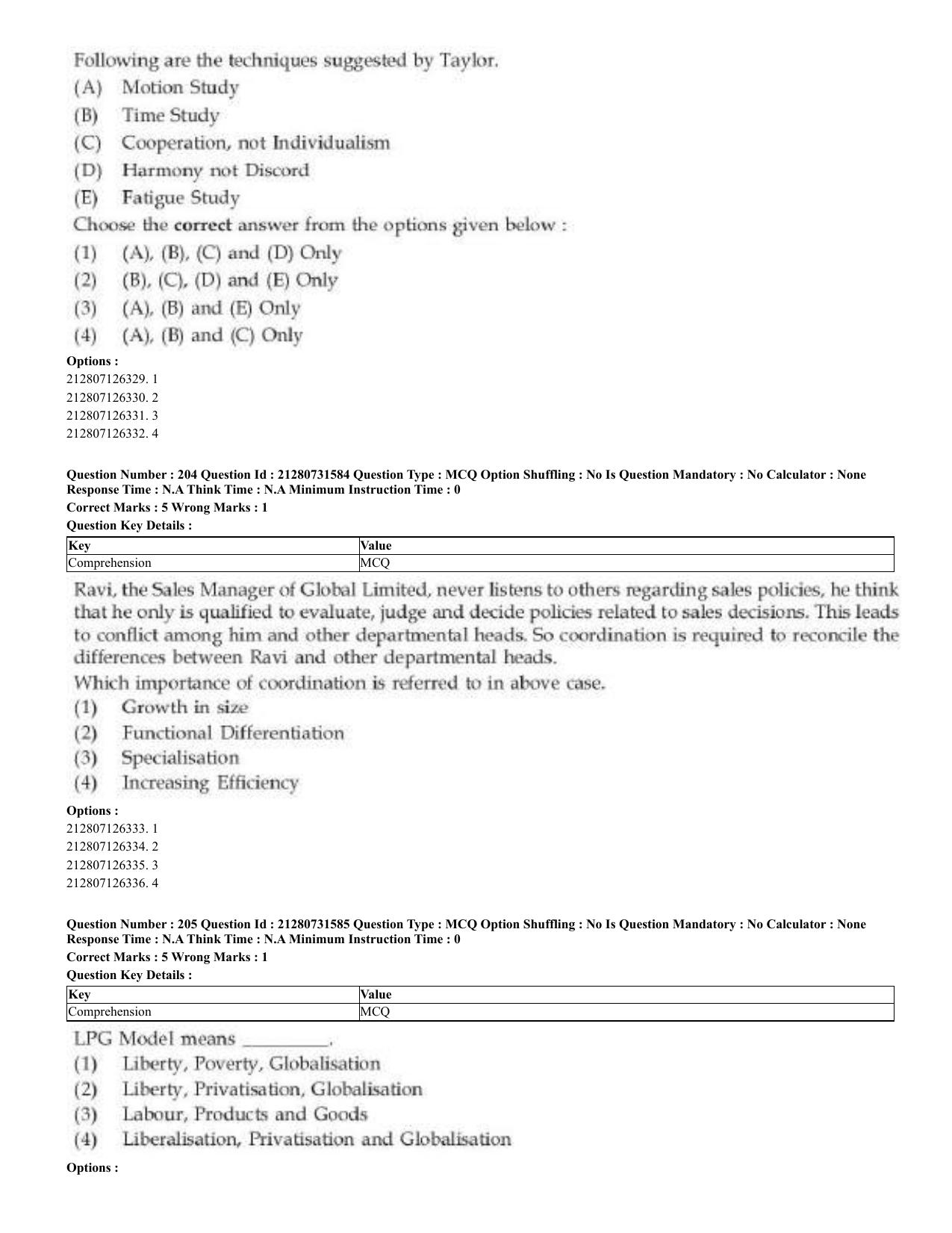 CUET 2023 English Bengali Shift 3 Question Papers - Page 109