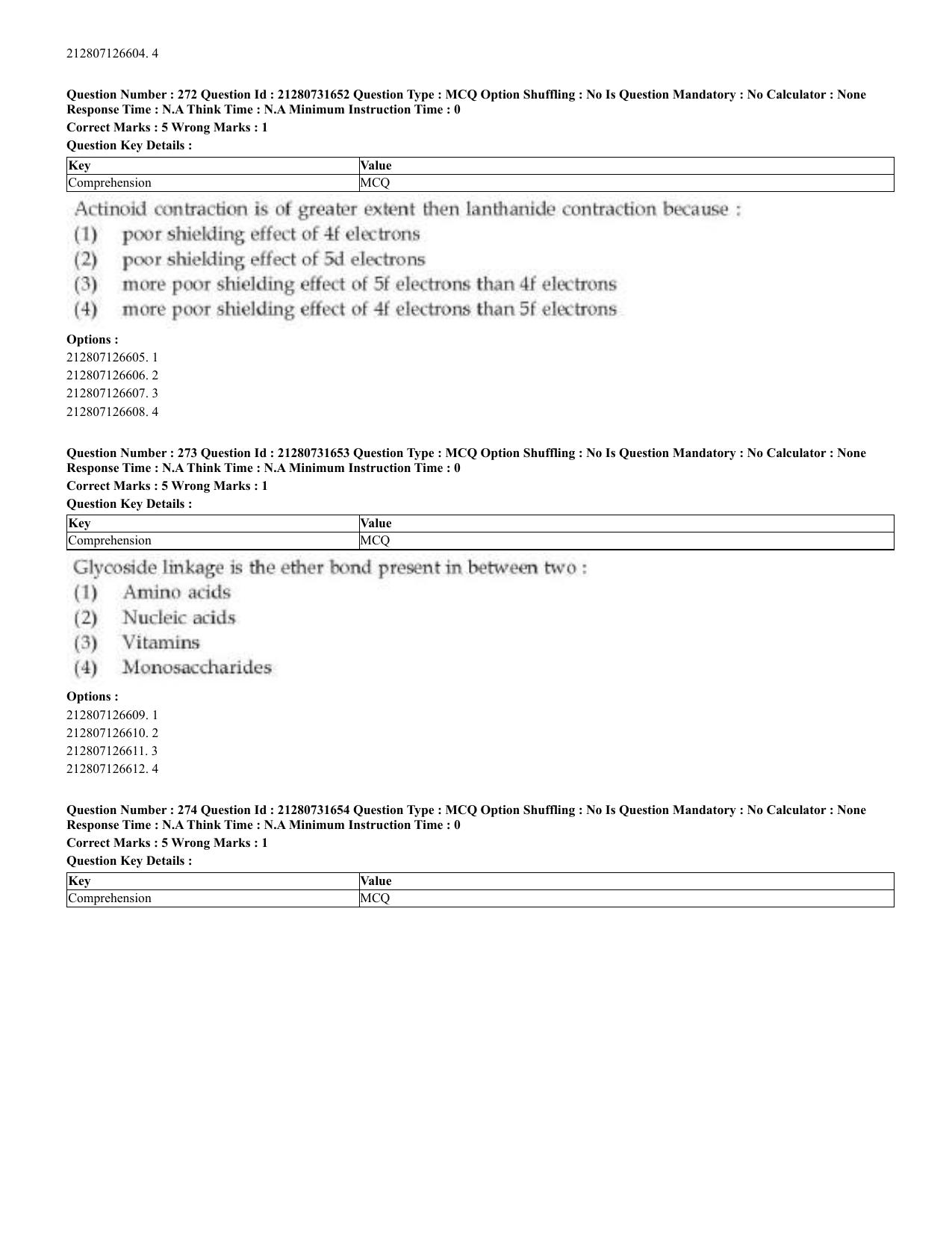CUET 2023 English Bengali Shift 3 Question Papers - Page 137