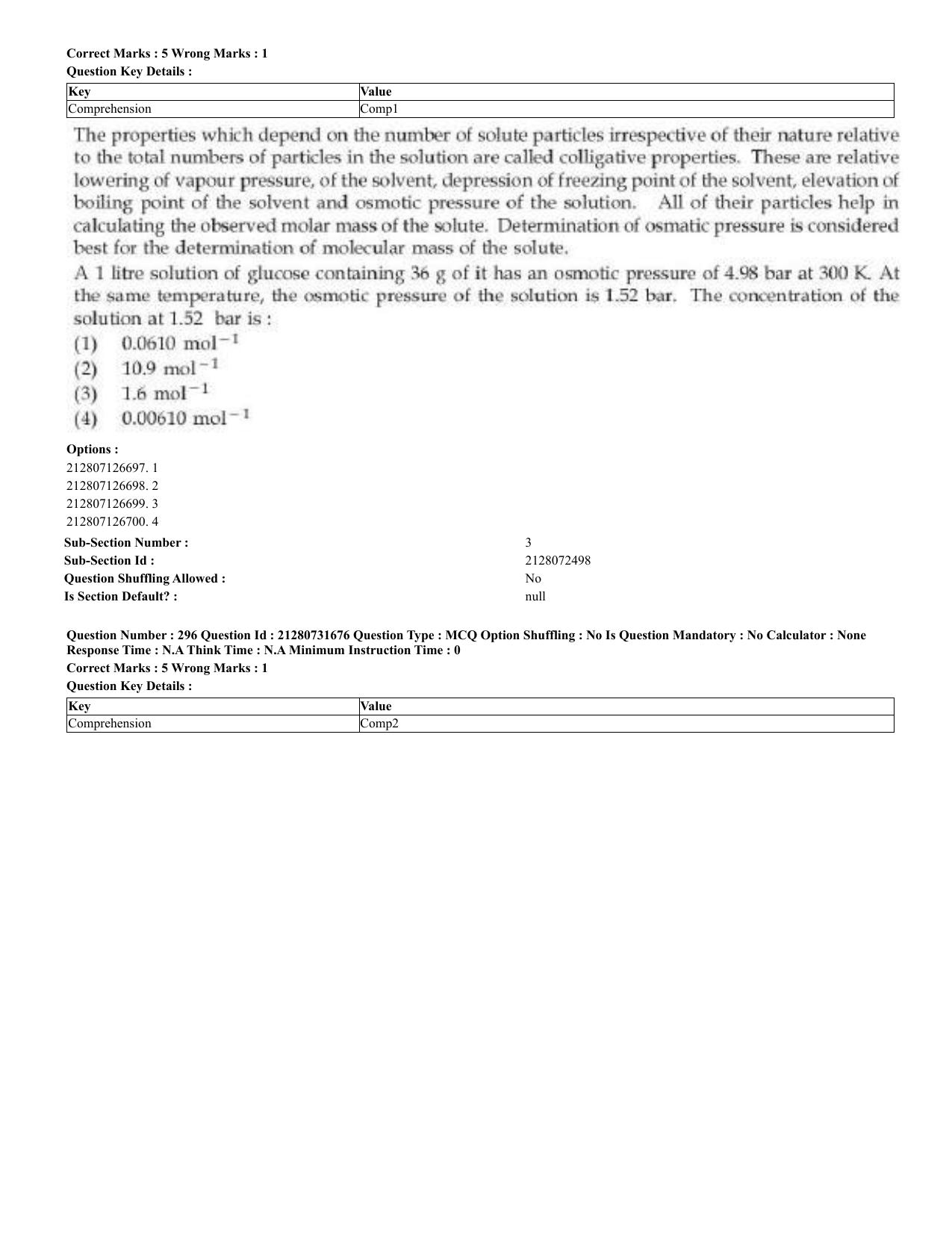 CUET 2023 English Bengali Shift 3 Question Papers - Page 149