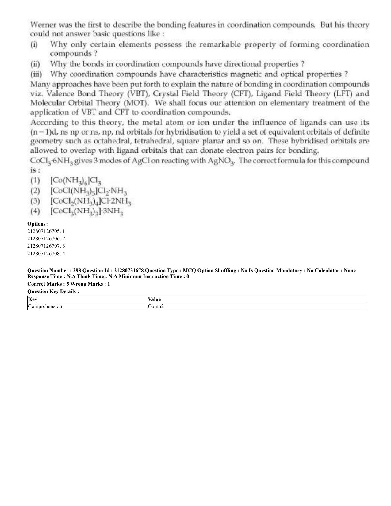 CUET 2023 English Bengali Shift 3 Question Papers - Page 151