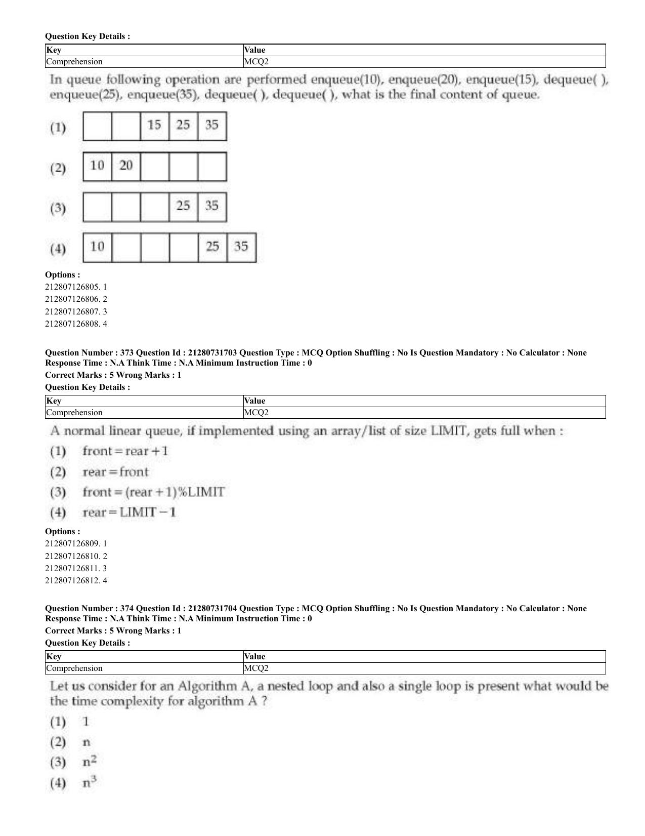 CUET 2023 English Bengali Shift 3 Question Papers - Page 187