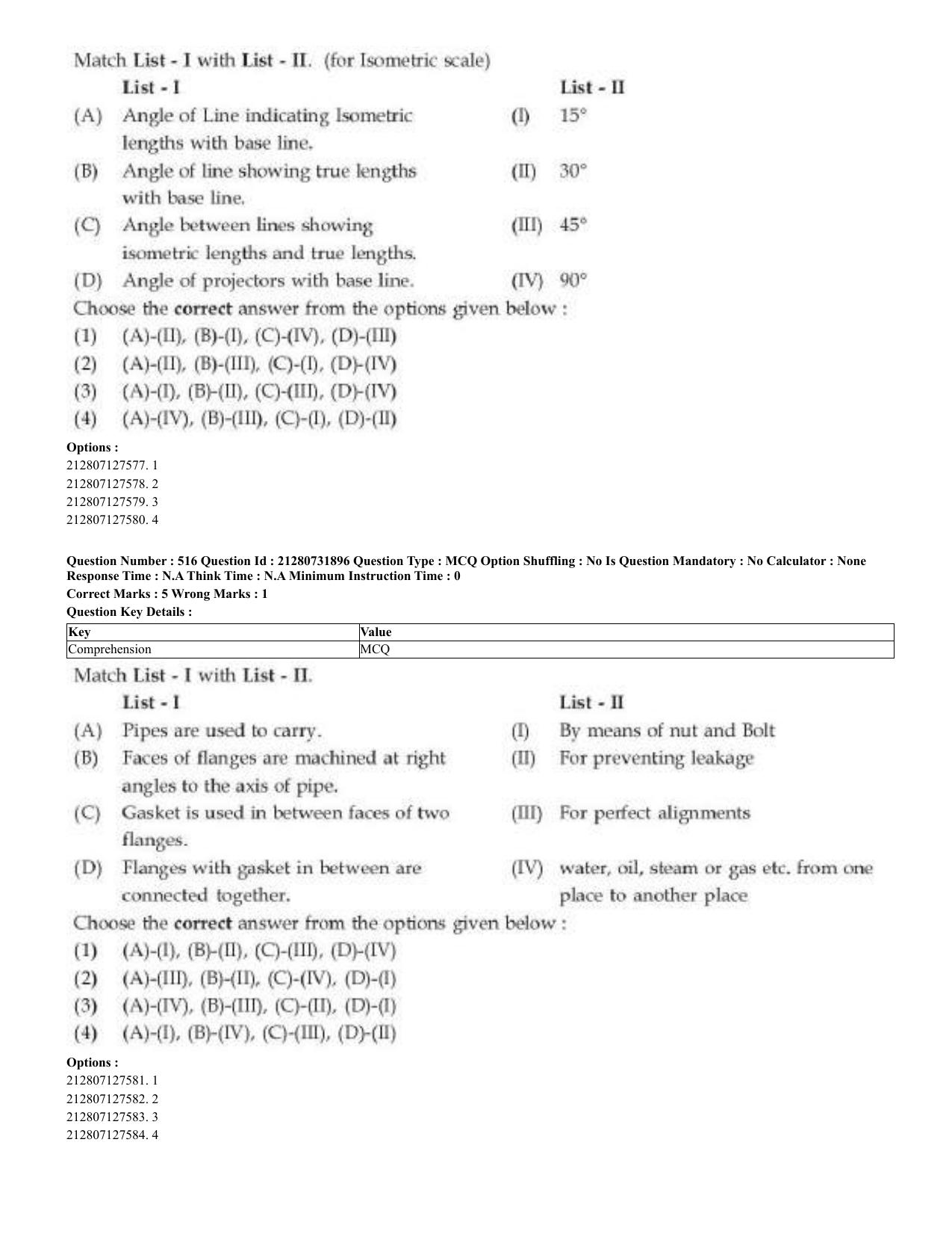 CUET 2023 English Bengali Shift 3 Question Papers - Page 257