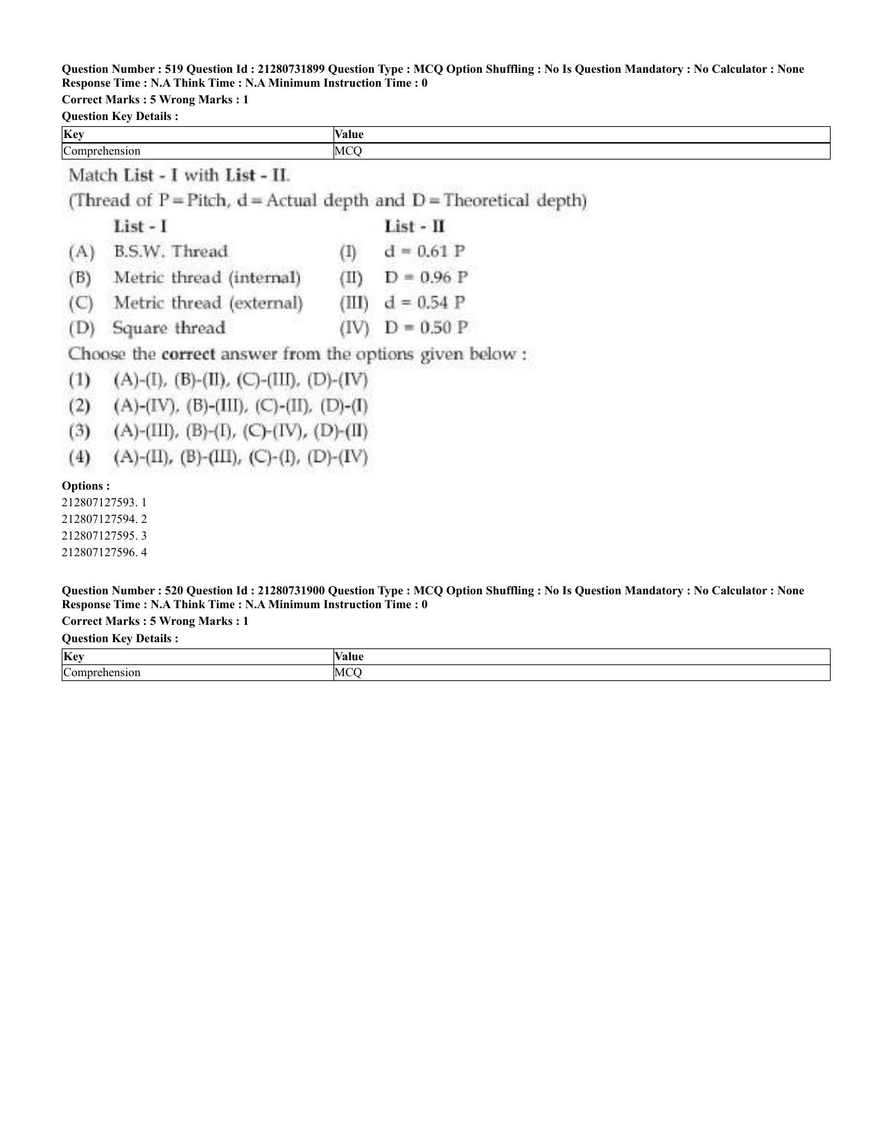 CUET 2023 English Bengali Shift 3 Question Papers - Page 259
