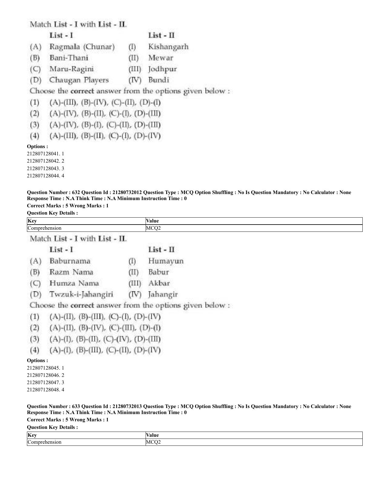 CUET 2023 English Bengali Shift 3 Question Papers - Page 319