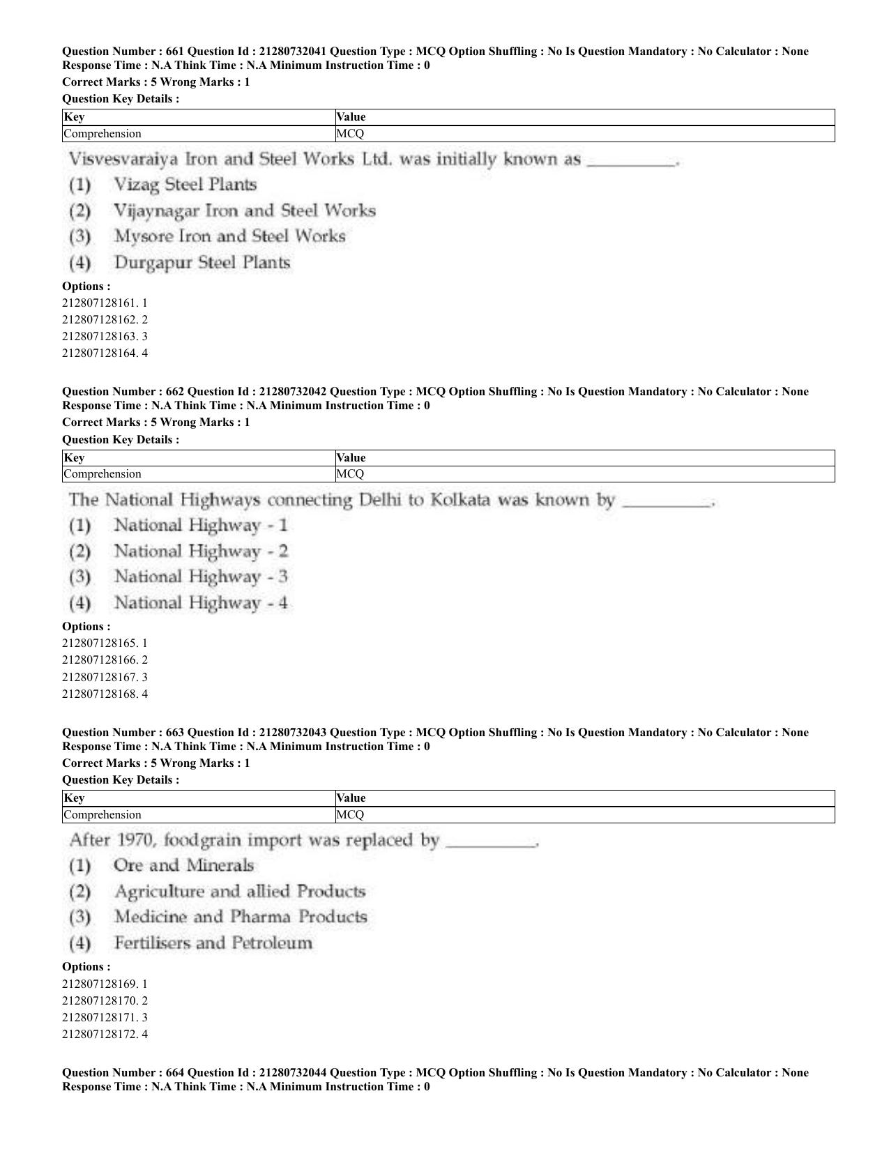 CUET 2023 English Bengali Shift 3 Question Papers - Page 331