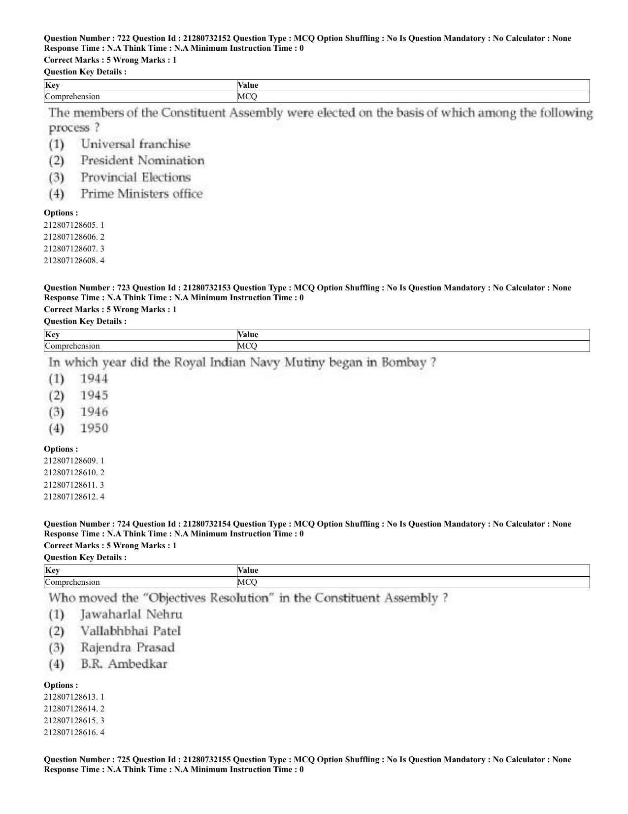 CUET 2023 English Bengali Shift 3 Question Papers - Page 362